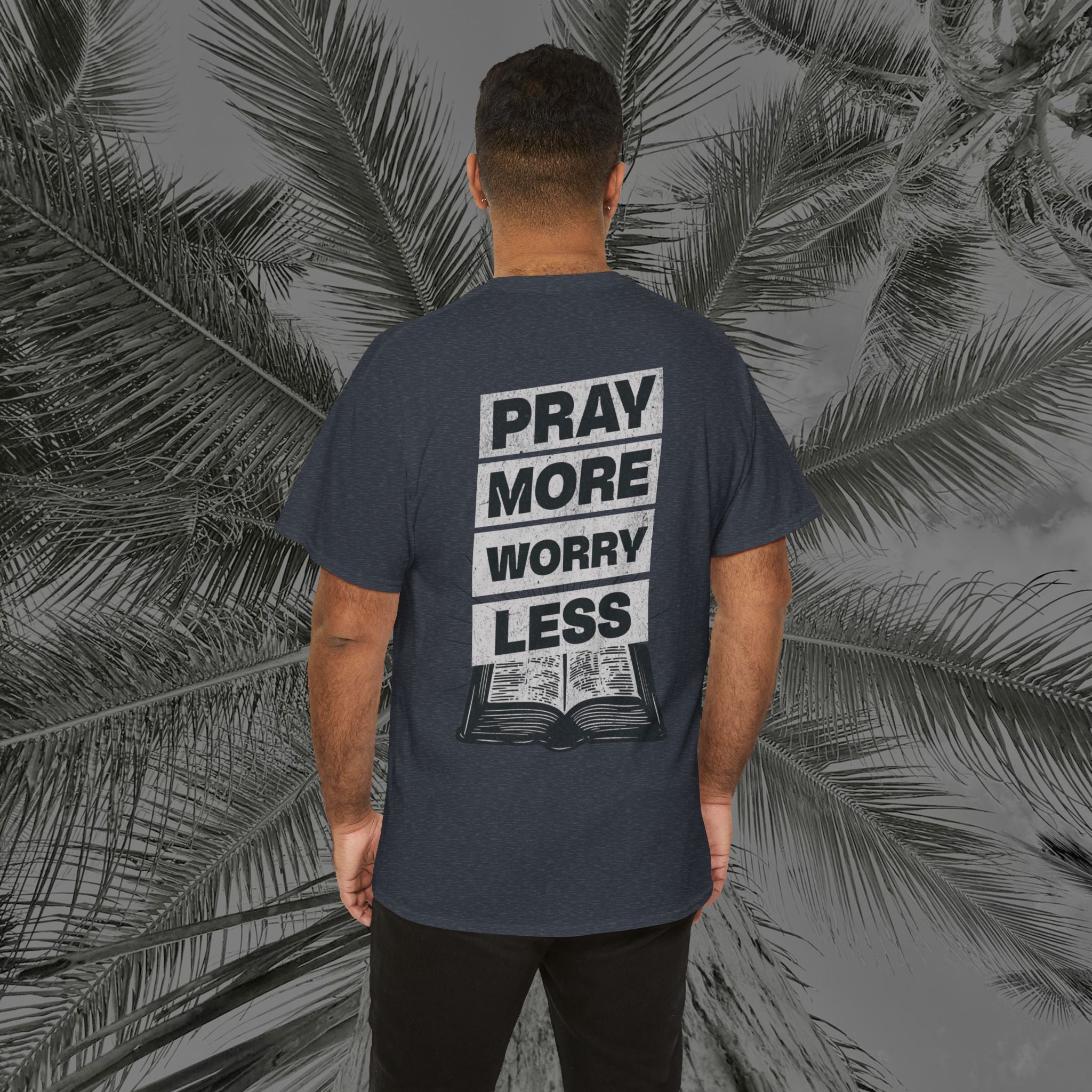 Peace Through Prayer - (UNISEX) Heavy Cotton Tee - Aliento De Vida