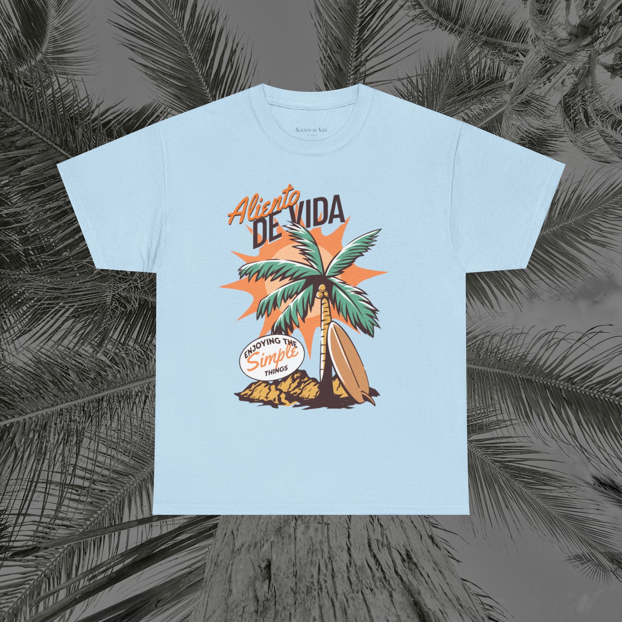 Pure Palm - (UNISEX) Heavy Cotton Tee - Aliento De Vida