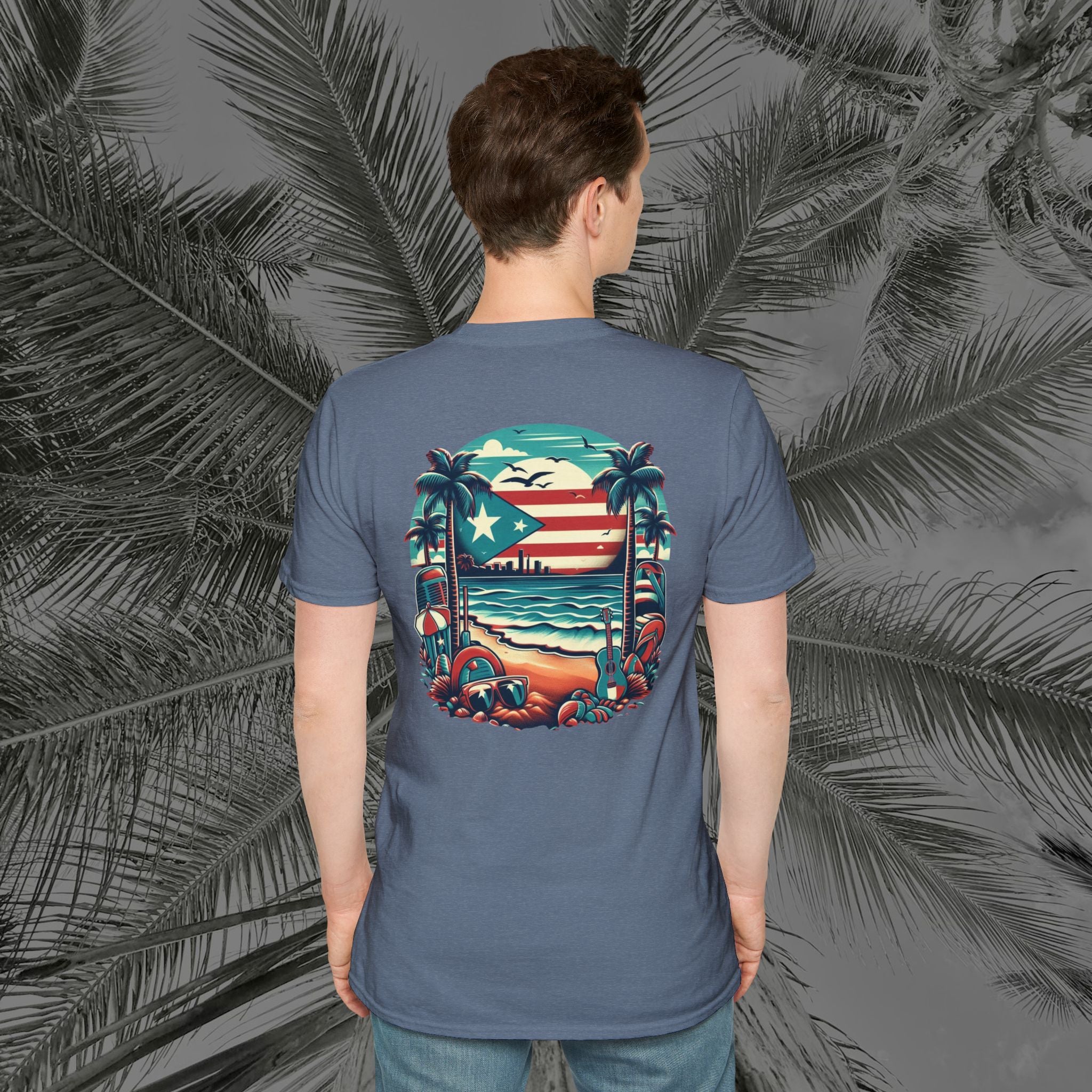 A Slice of Paradise - PR COLLECTION - (UNISEX) Soft style T-Shirt - Aliento De Vida