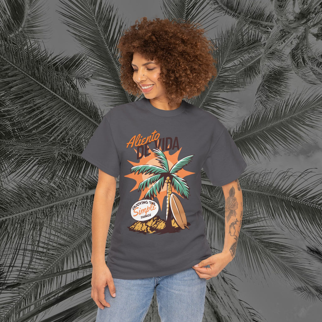 Pure Palm - (UNISEX) Heavy Cotton Tee - Aliento De Vida