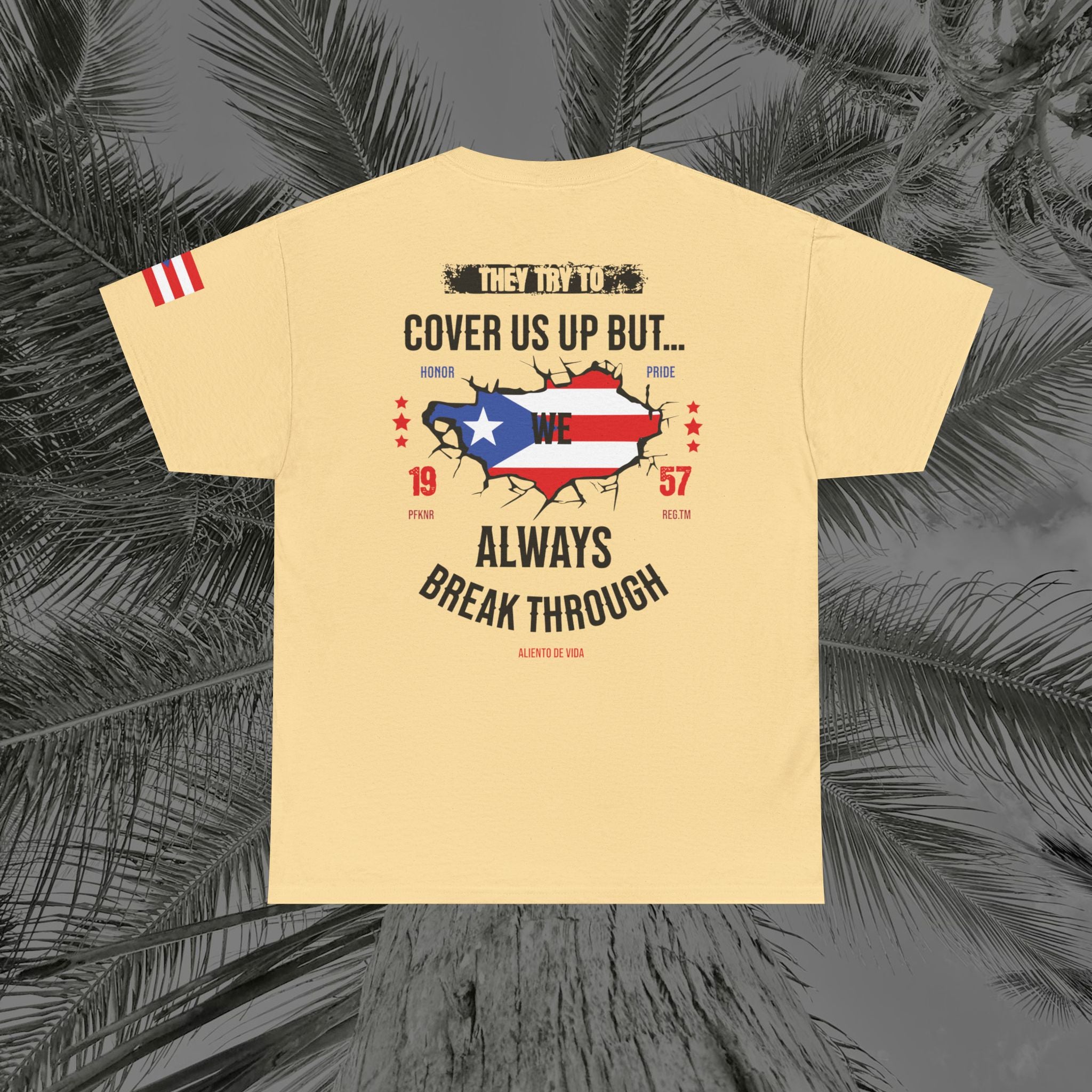 WE ARE PUERTO RICAN - PR COLLECTION - (UNISEX) Heavy Cotton Tee - Aliento De Vida