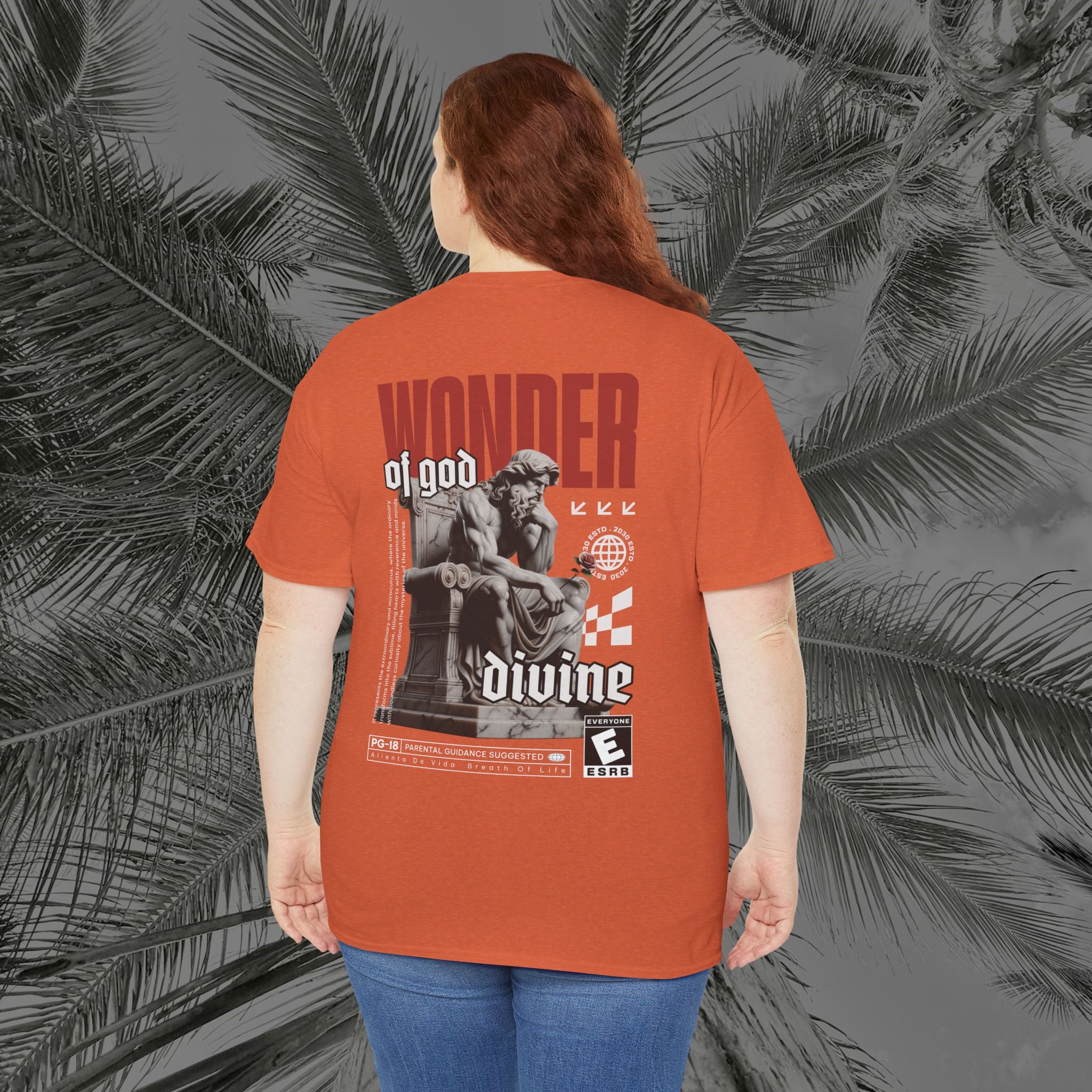 Throne of the Divine - (UNSEX) Heavy Cotton T-Shirt - Aliento De Vida