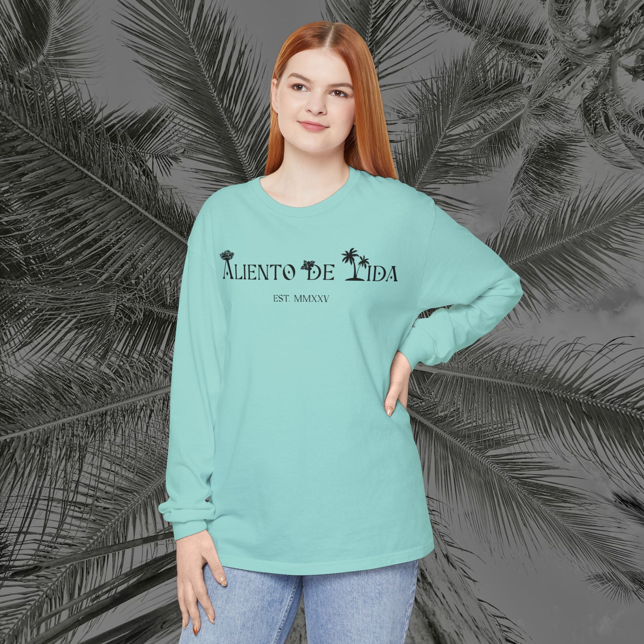 Isla Vibrante - (UNISEX) Long Sleeve T-Shirt - Aliento De Vida