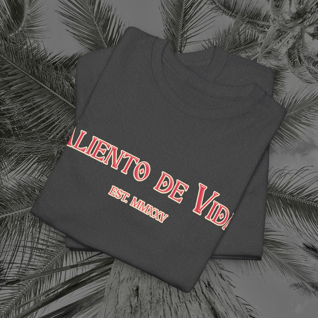 Breath Of Paradise - (UNISEX) Heavy Cotton T-Shirt - Back Design - Aliento De Vida