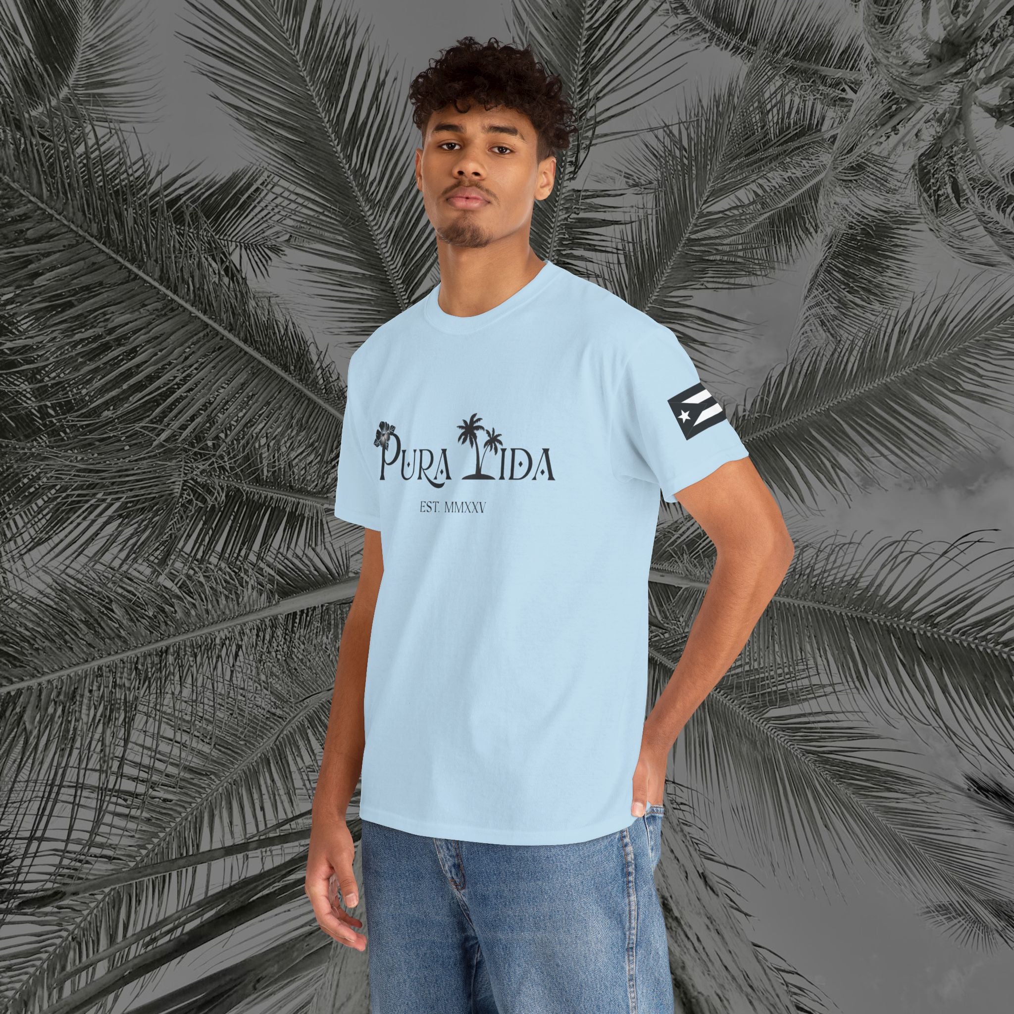 Isla Vibrante - PR COLLECTION - (UNISEX) Heavy Cotton Tee - Aliento De Vida