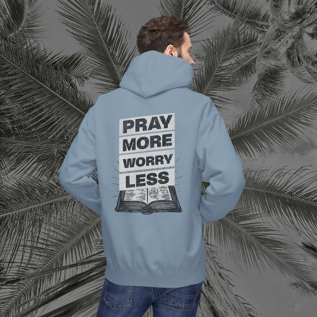 Peace Through Prayer - (UNISEX) Midweight Fleece Hoodie - Aliento De Vida