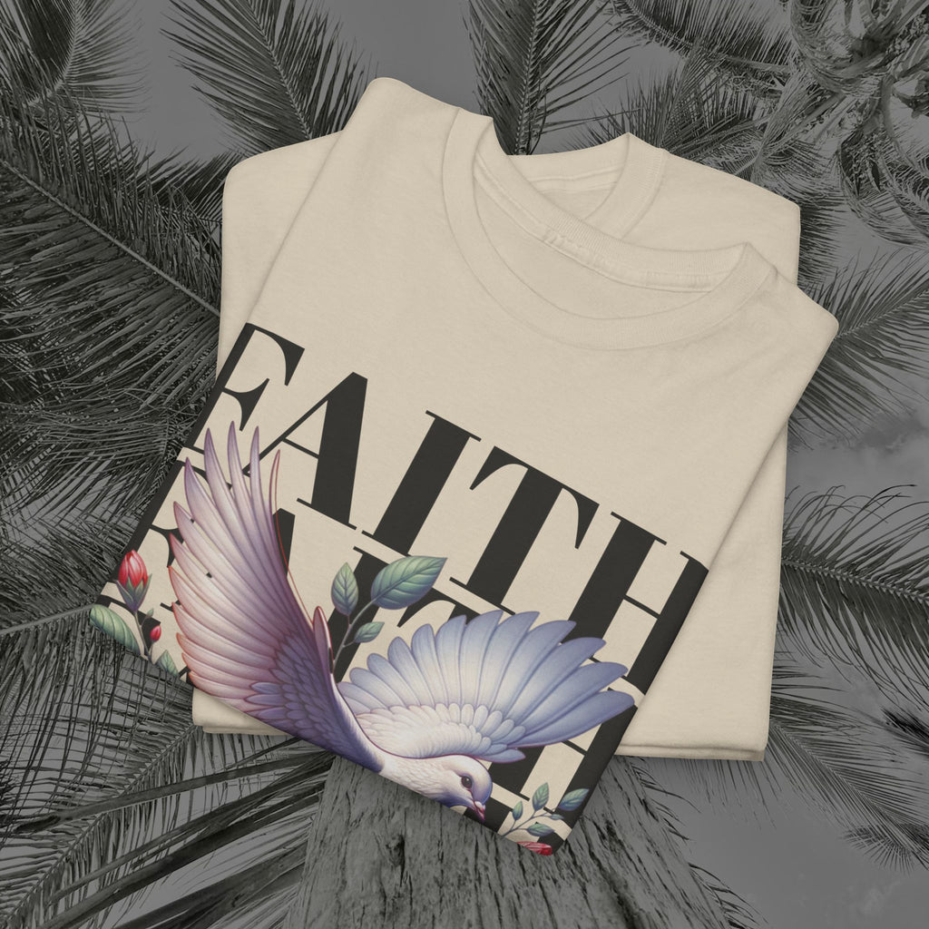 Wings of Grace - (UNISEX) Heavy Cotton Tee - Aliento De Vida