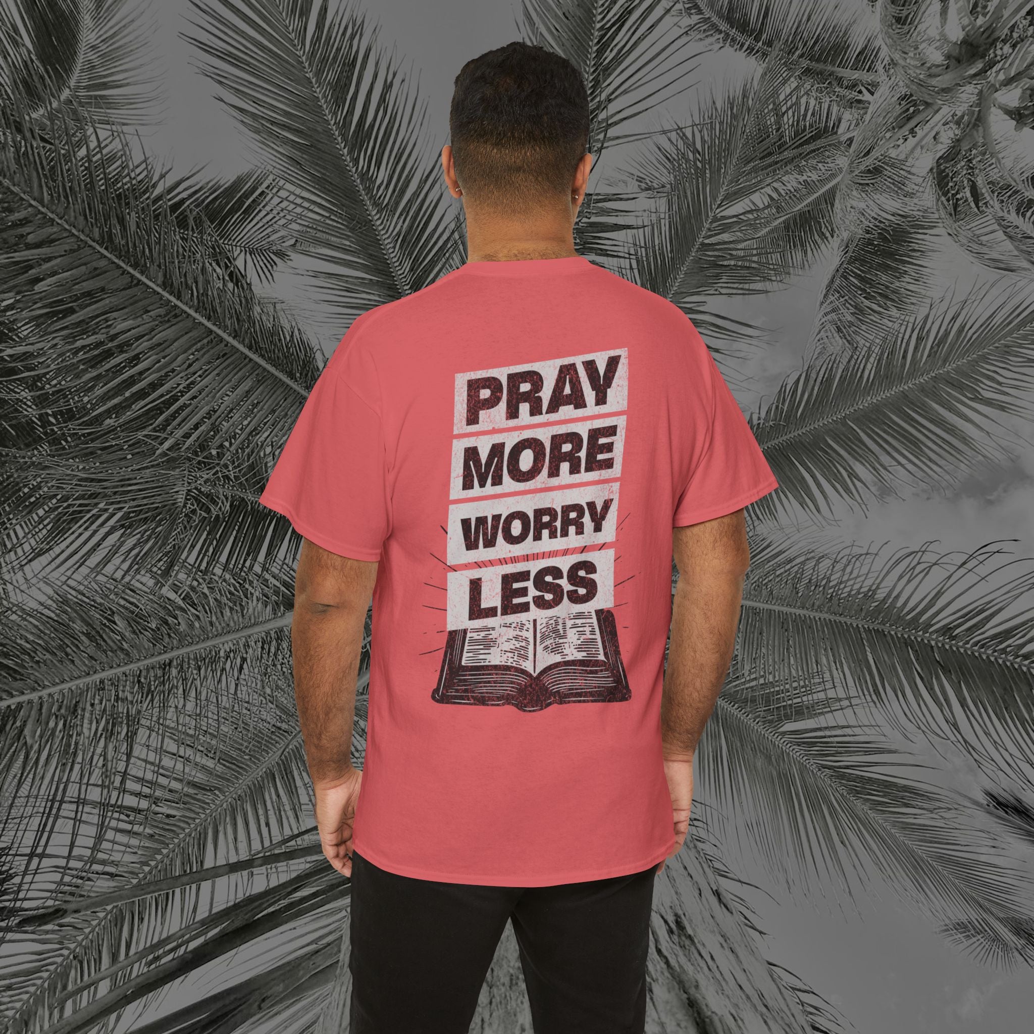 Peace Through Prayer - (UNISEX) Heavy Cotton Tee - Aliento De Vida