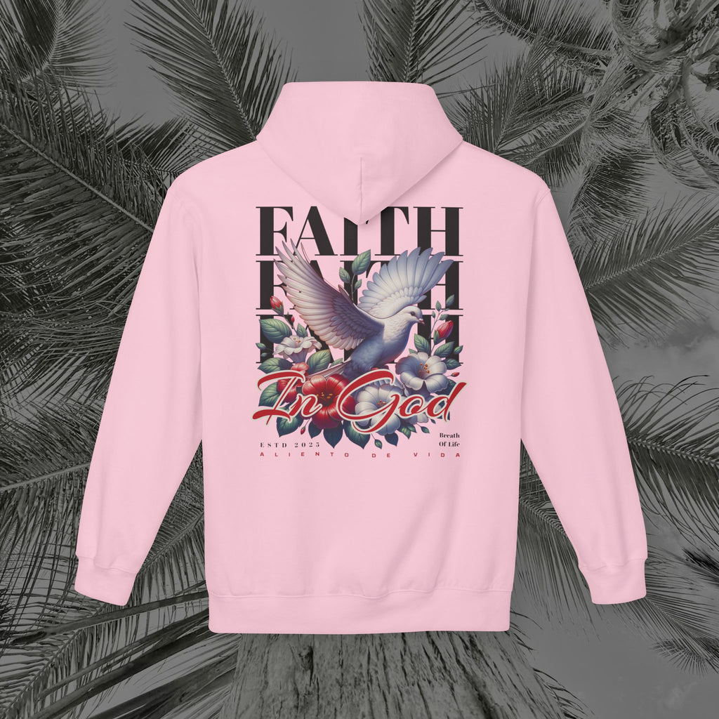 Wings of Grace - (UNISEX) Midweight Fleece Hoodie- Aliento De Vida