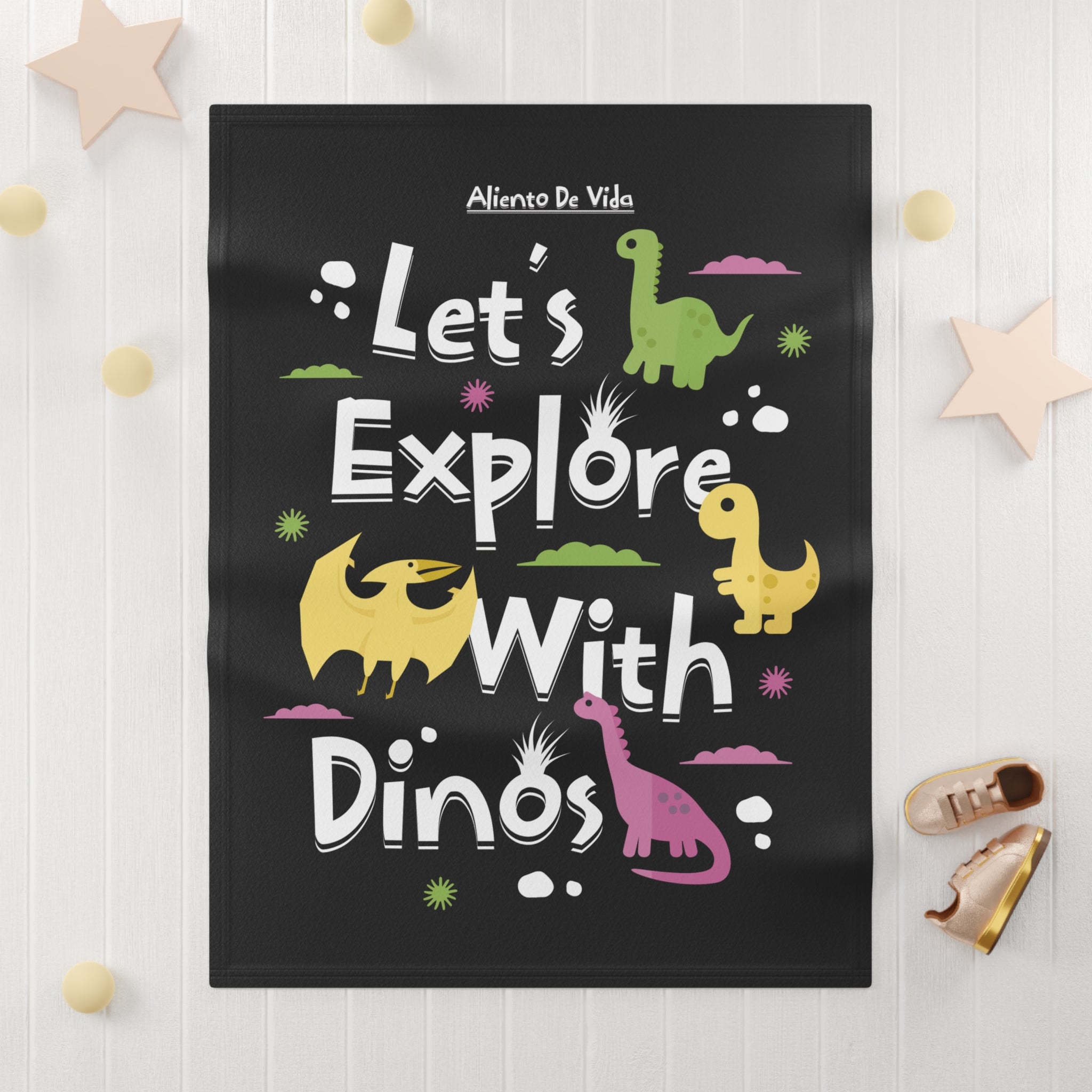 Jurassic Snuggles - Baby Blanket - Aliento De Vida