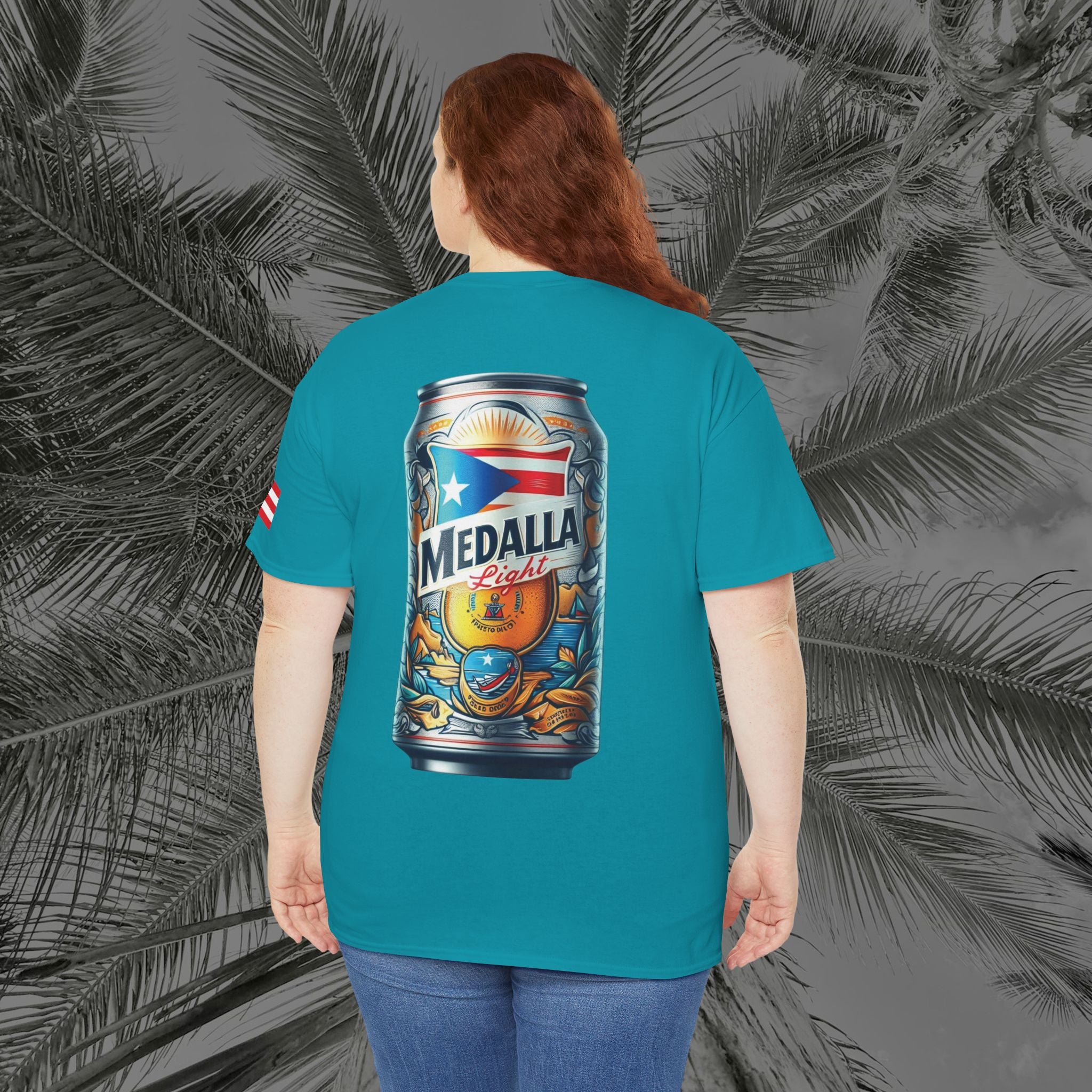 Crack Open A Unique Medalla - PR COLLECTION - (UNISEX) Heavy Cotton Tee - Aliento De Vida