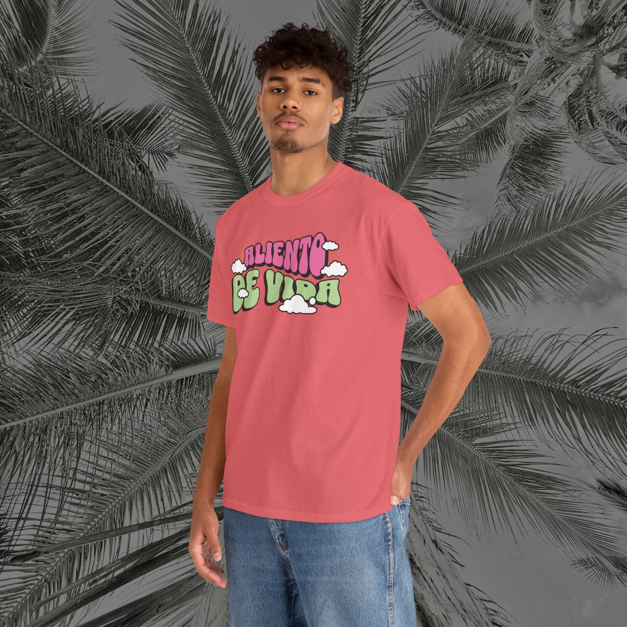 Clouds #2 - (UNISEX) Heavy Cotton T-Shirt - Aliento De Vida