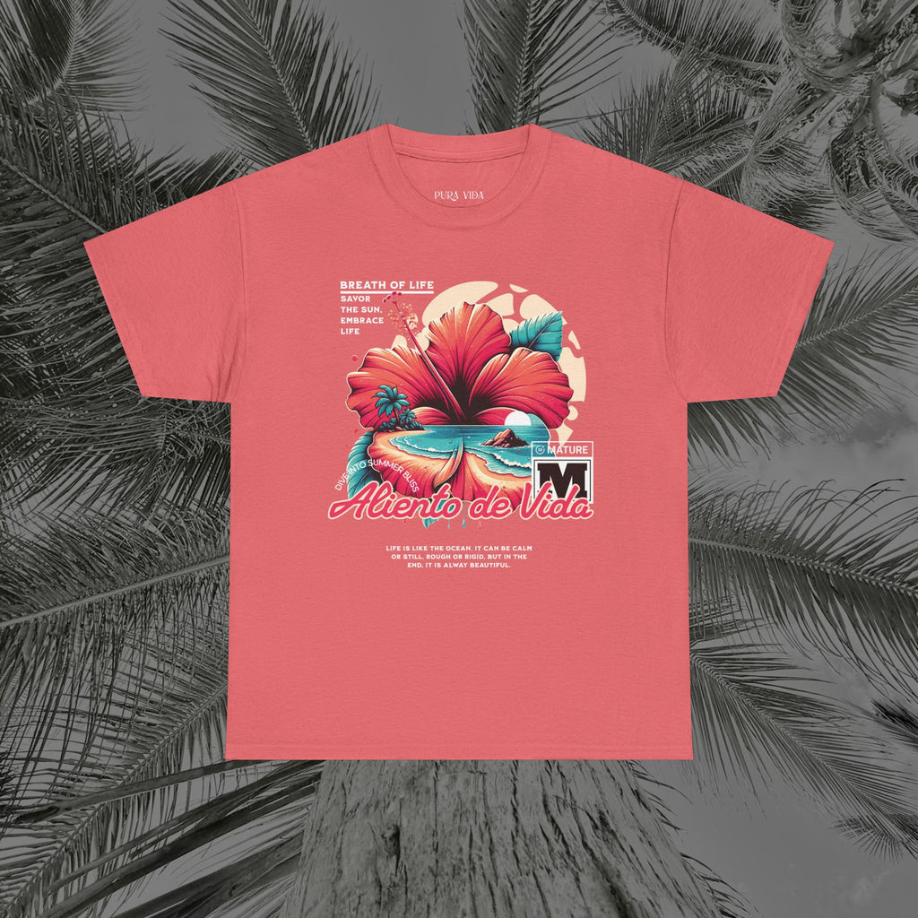 Breath Of Paradise - (UNISEX) Heavy Cotton T-Shirt - Aliento De Vida