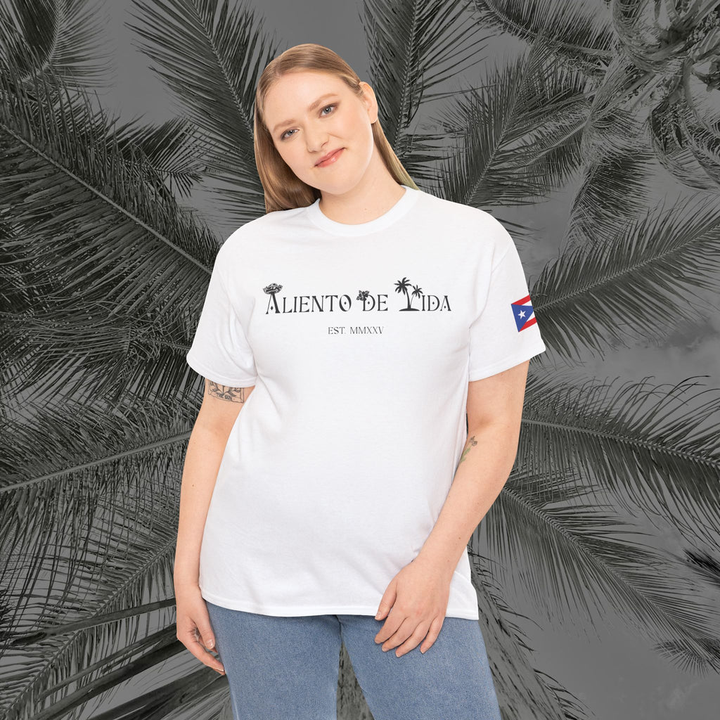 WE ARE PUERTO RICAN - PR COLLECTION - (UNISEX) Heavy Cotton Tee - Aliento De Vida