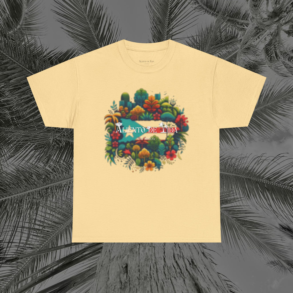 Beauty of Nature - PR COLLECTION - (UNISEX) Heavy Cotton Tee - Aliento De Vida