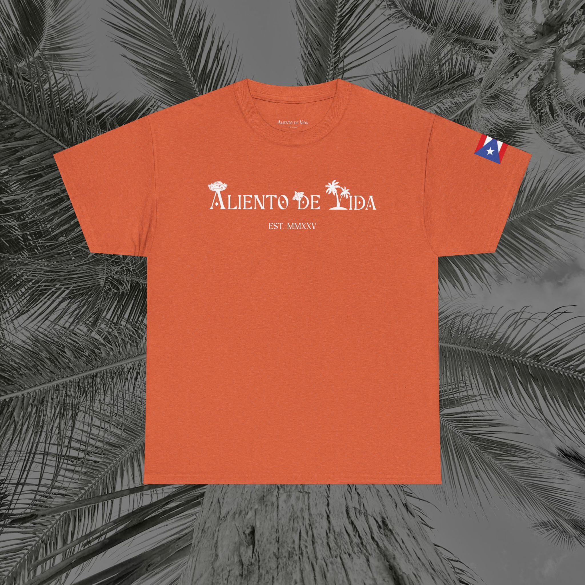 Crack Open A Unique Medalla - PR COLLECTION - (UNISEX) Heavy Cotton Tee - Aliento De Vida