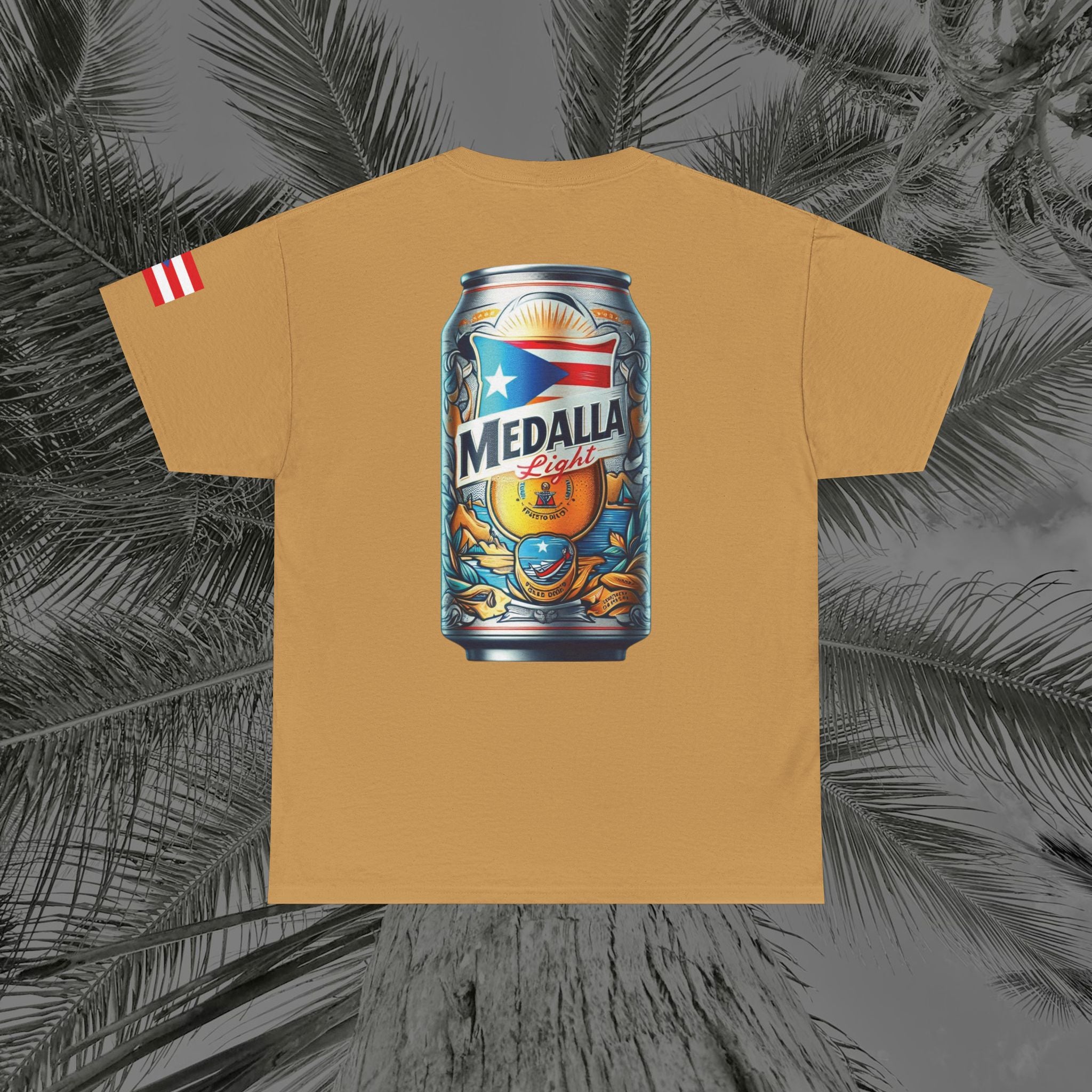 Crack Open A Unique Medalla - PR COLLECTION - (UNISEX) Heavy Cotton Tee - Aliento De Vida