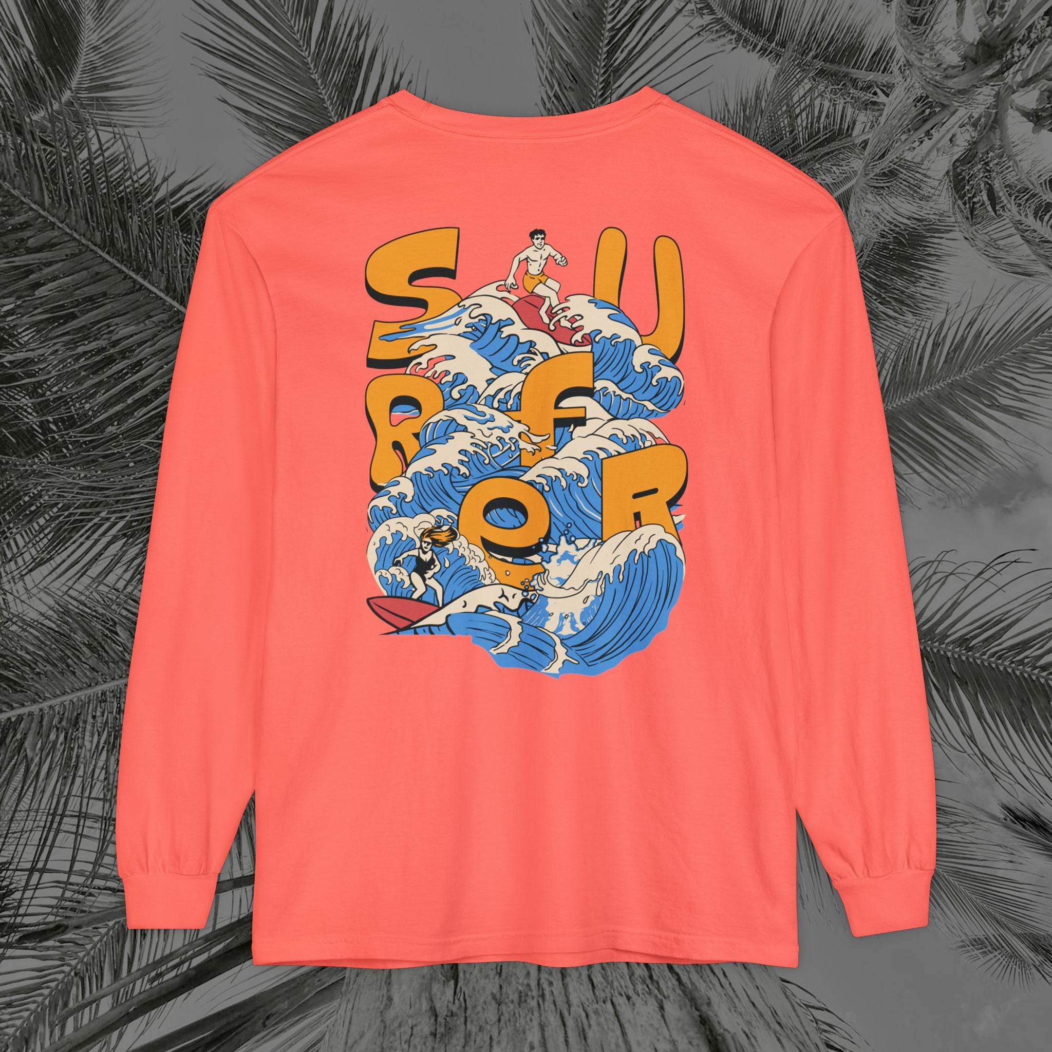 Ocean Motion - (UNISEX) Long Sleeve T-Shirt - Aliento de Vida