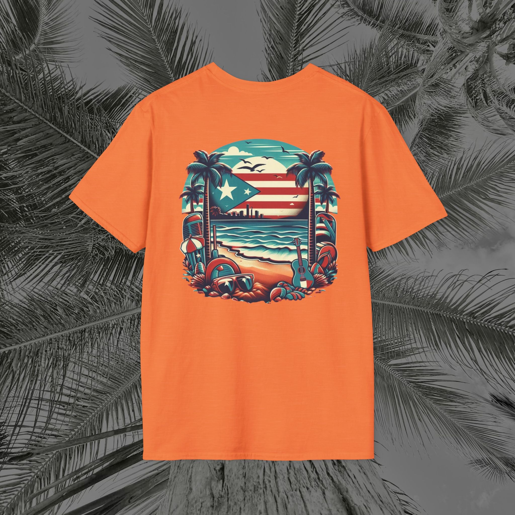 A Slice of Paradise - PR COLLECTION - (UNISEX) Soft style T-Shirt - Aliento De Vida