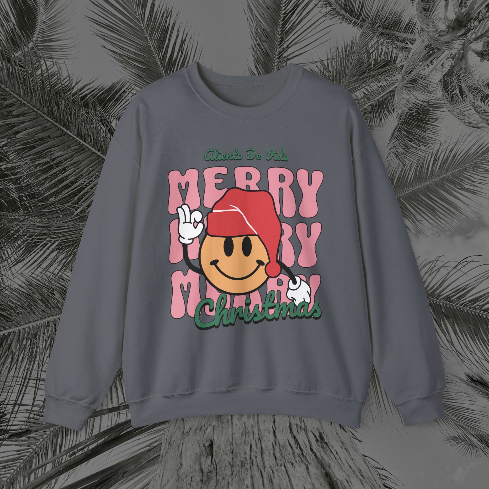 Happy Holidays - Cozy Crewneck Sweatshirt - Aliento De Vida