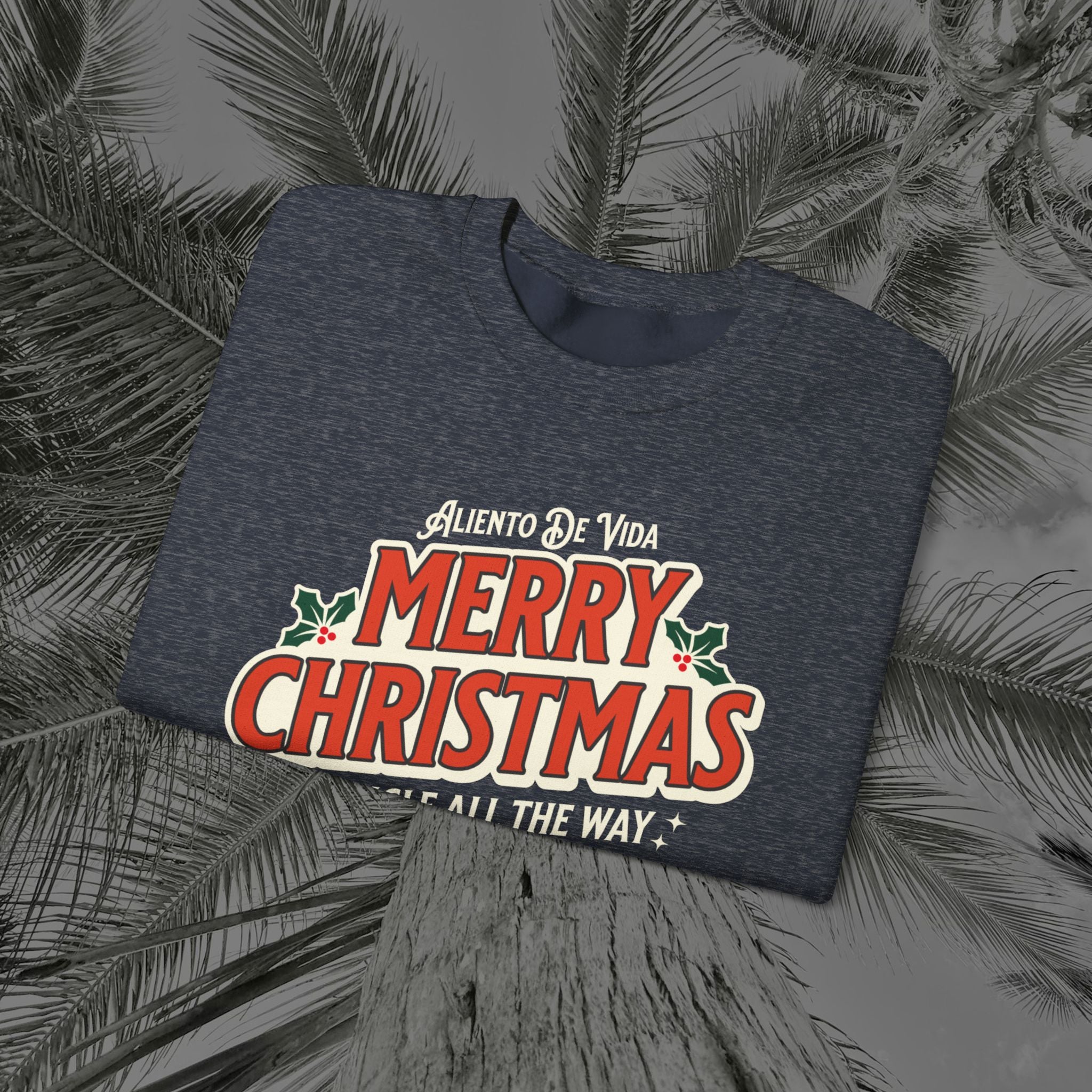 Merry Christmas - (UNISEX) Cozy Crewneck Sweatshirt - Aliento De Vida