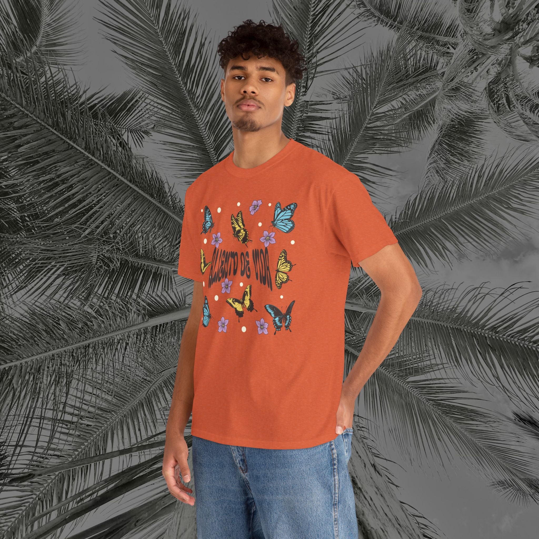 Butterfly Effect #2 - (UNISEX) Heavy Cotton T-Shirt - Aliento De Vida