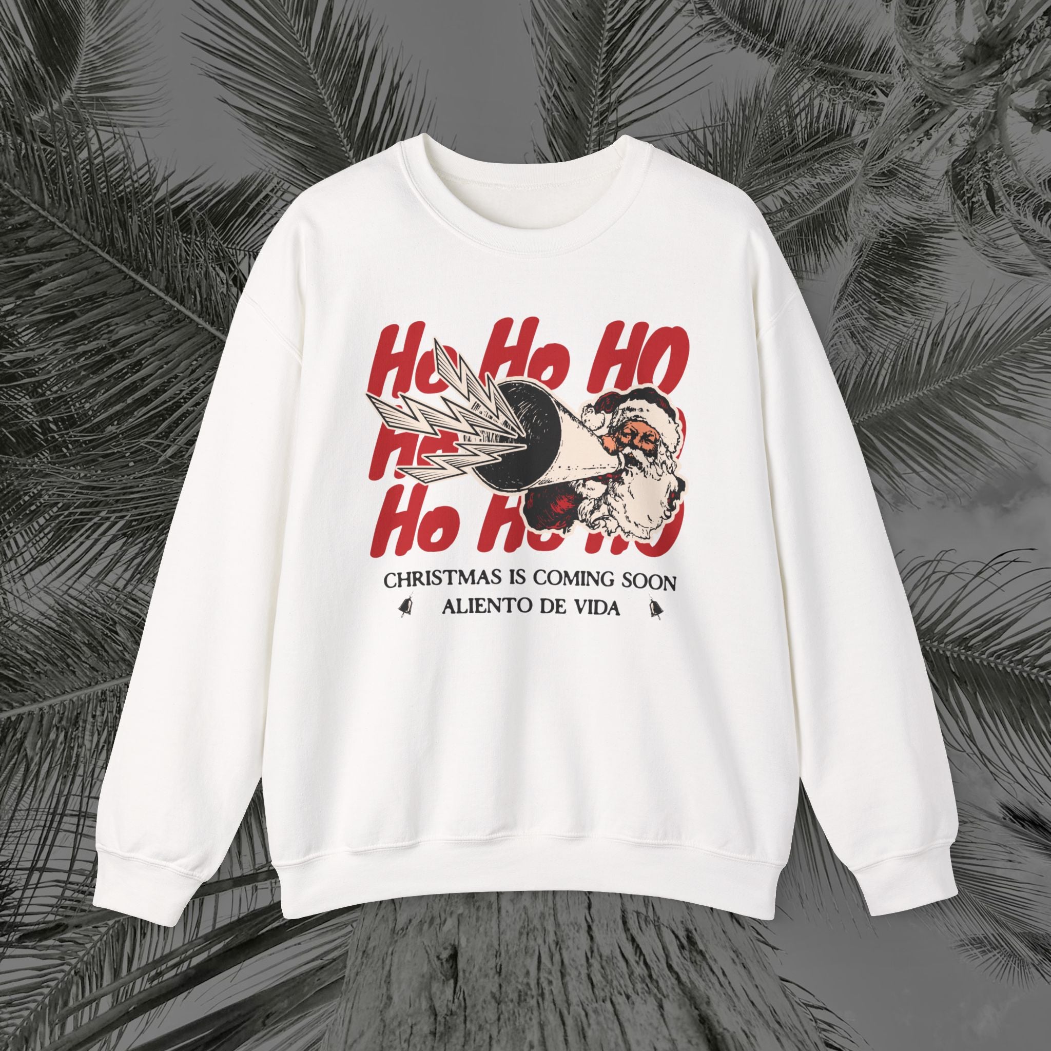 Ho Ho Ho’ Holiday Season - (UNISEX) Cozy Crewneck Sweatshirt - Aliento De Vida