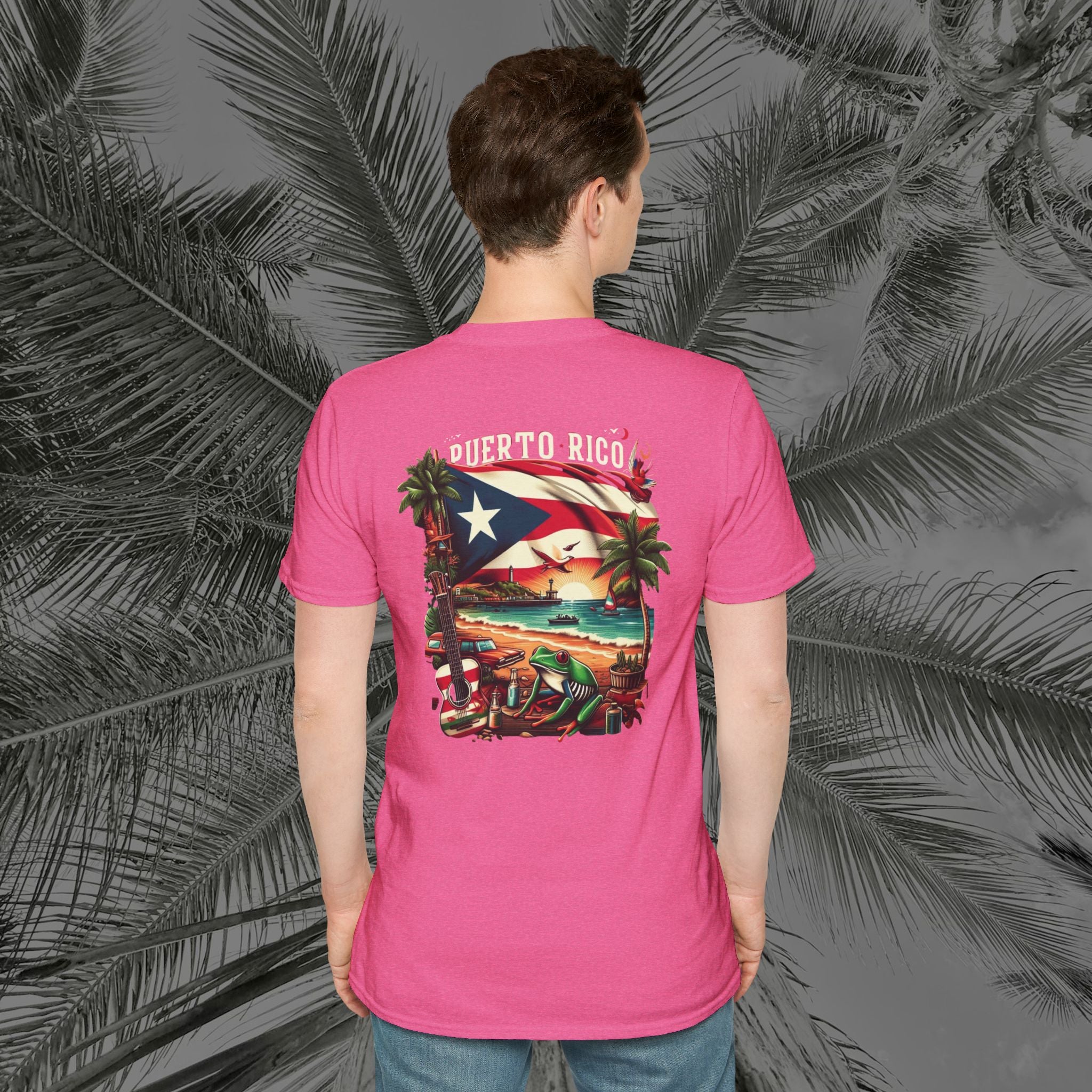 Coqui De La Playa - PR COLLECTION - (UNISEX) T-Shirt - Aliento De Vida