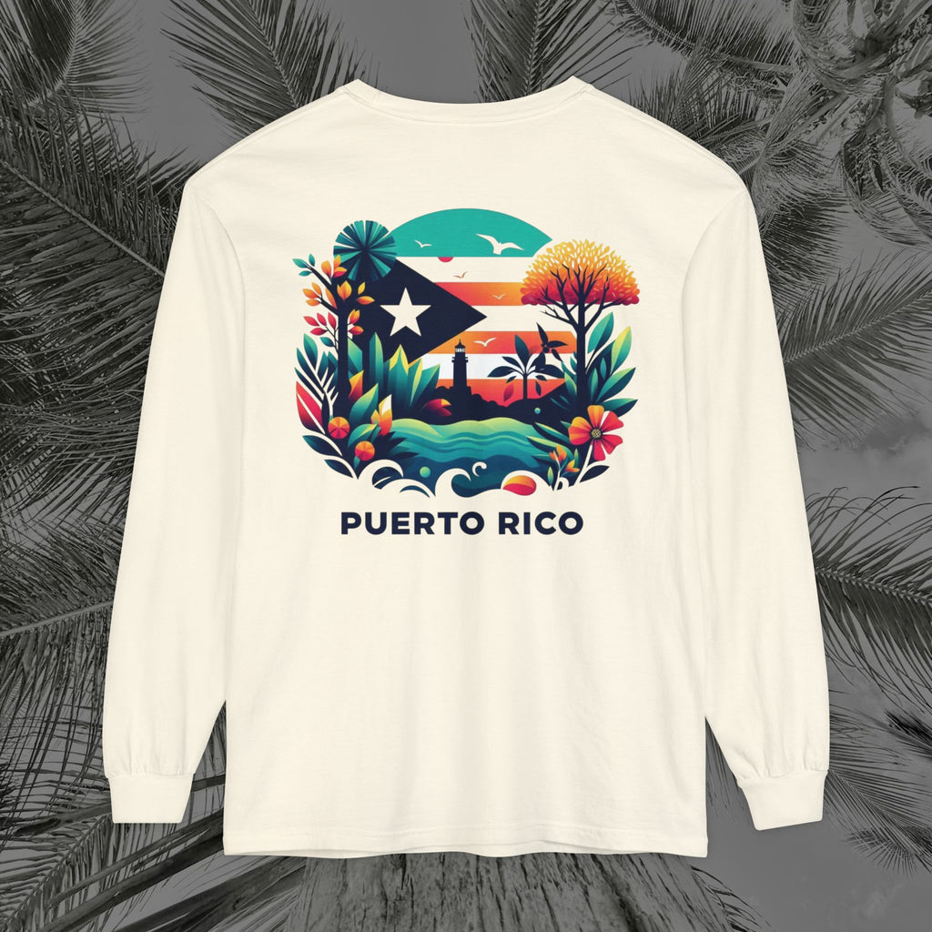 Isla Vibrante - (UNISEX) Long Sleeve T-Shirt - Aliento De Vida