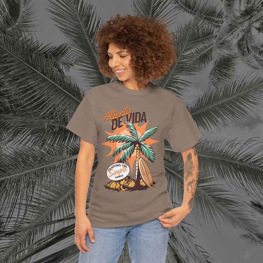 Pure Palm - (UNISEX) Heavy Cotton Tee - Aliento De Vida
