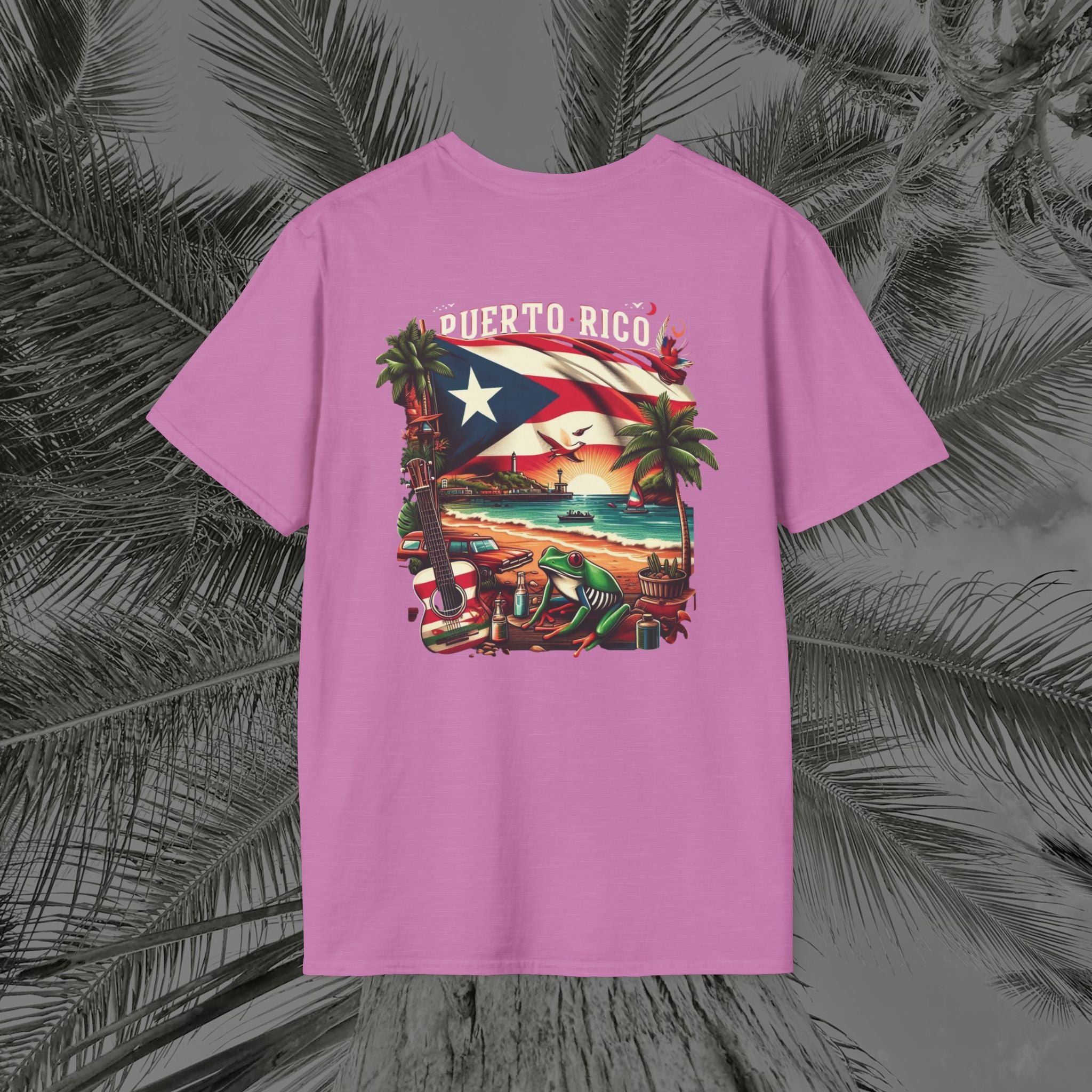 Coqui De La Playa - PR COLLECTION - (UNISEX) T-Shirt - Aliento De Vida