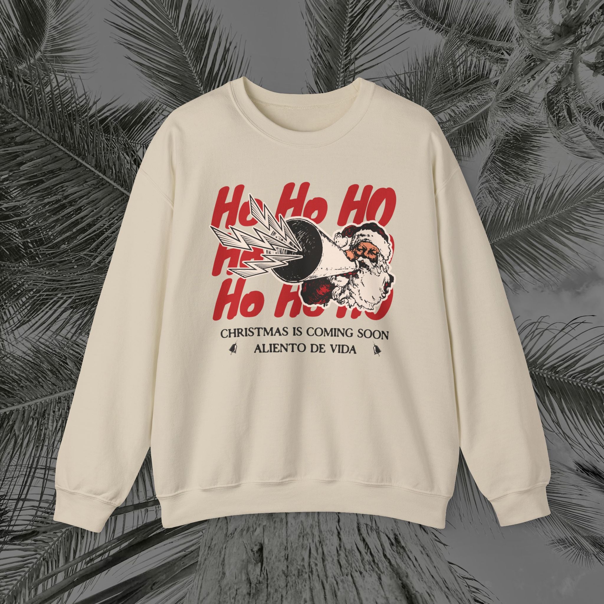 Ho Ho Ho’ Holiday Season - (UNISEX) Cozy Crewneck Sweatshirt - Aliento De Vida