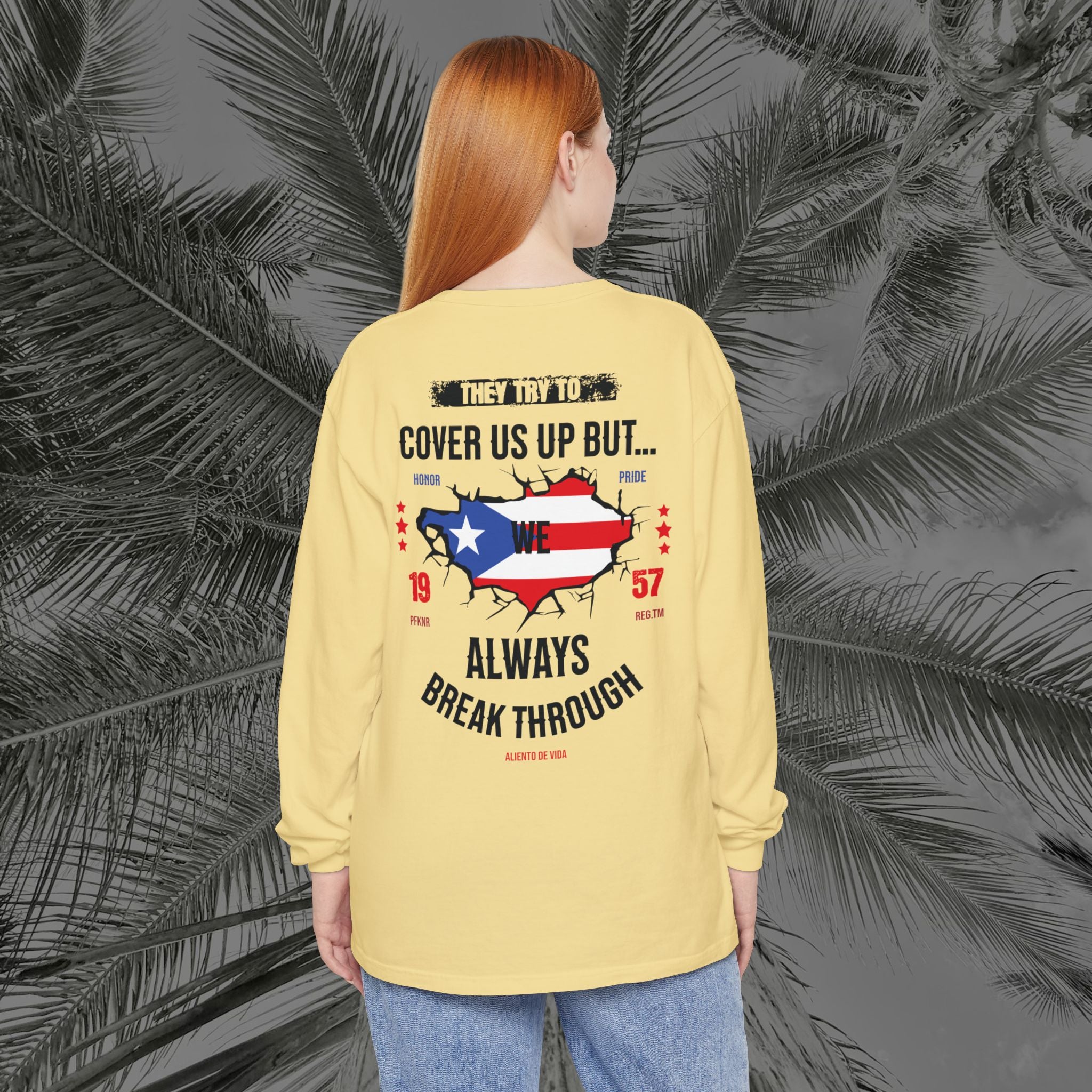 WE ARE PUERTO RICAN - (UNISEX) Long Sleeve T-Shirt - Aliento De Vida
