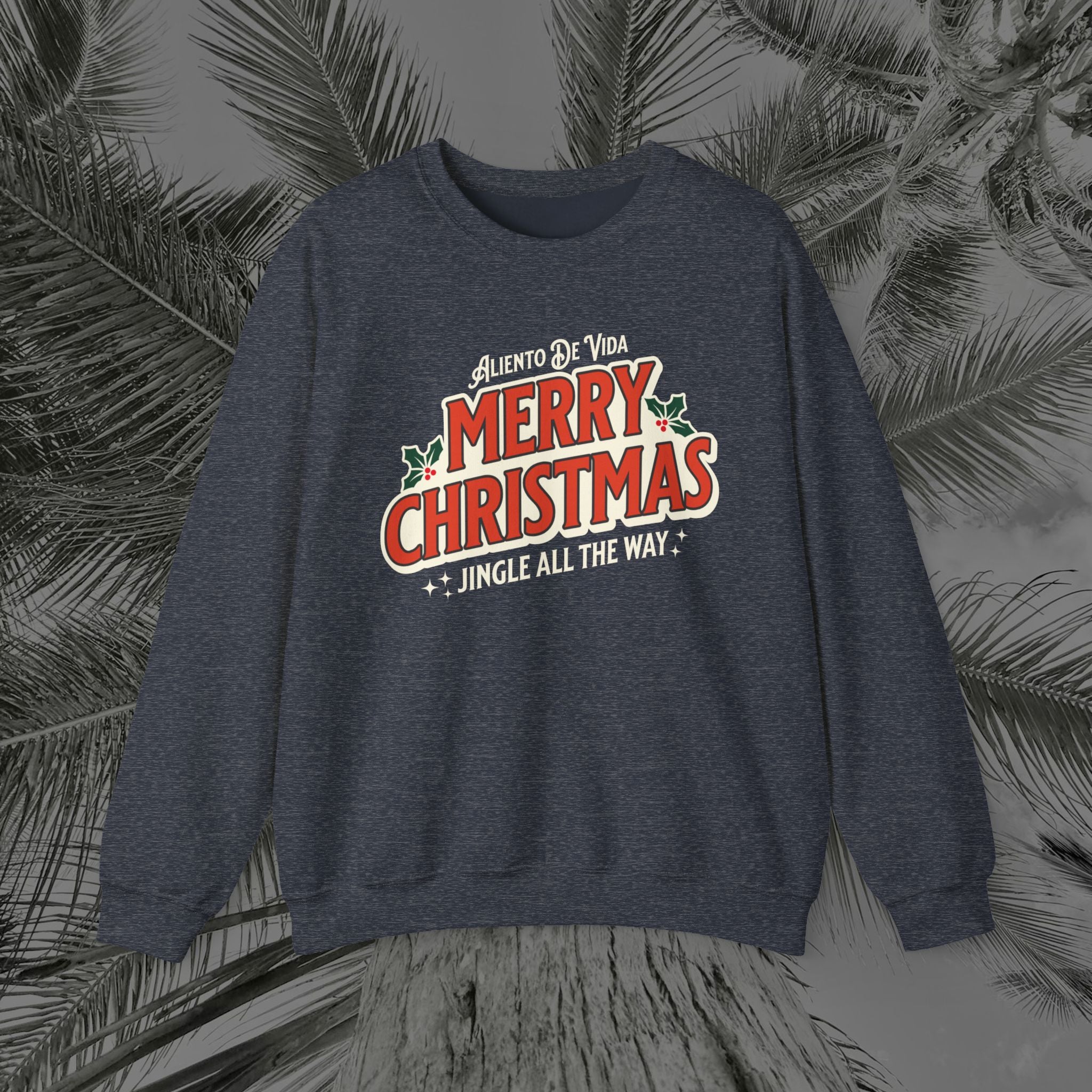 Merry Christmas - (UNISEX) Cozy Crewneck Sweatshirt - Aliento De Vida