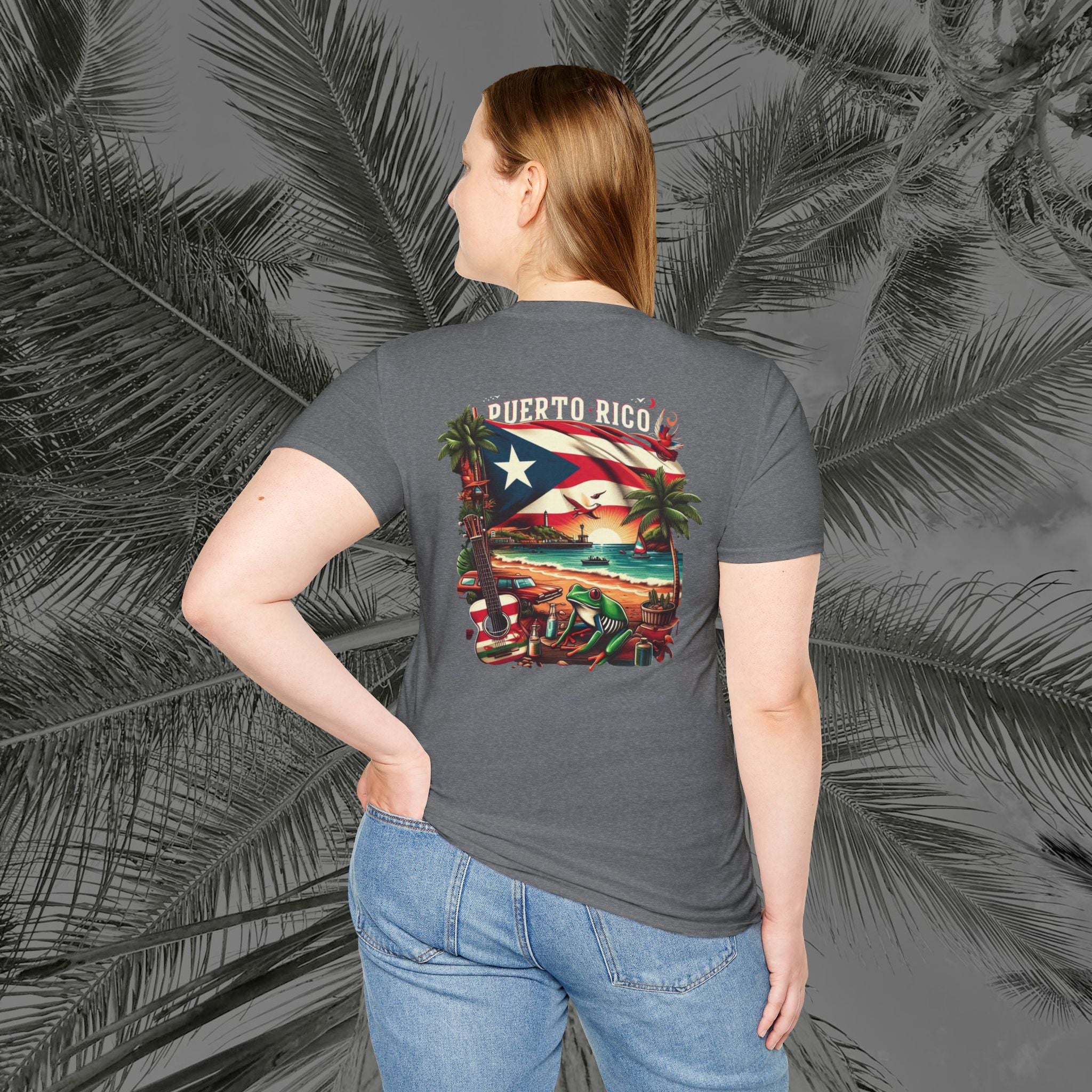 Coqui De La Playa - PR COLLECTION - (UNISEX) T-Shirt - Aliento De Vida