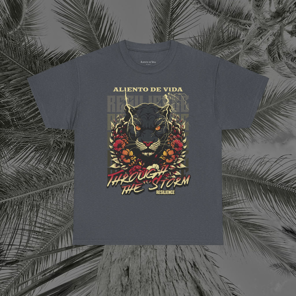 Rise of the Panther - (UNISEX) Heavy Cotton Tee - Aliento De Vida