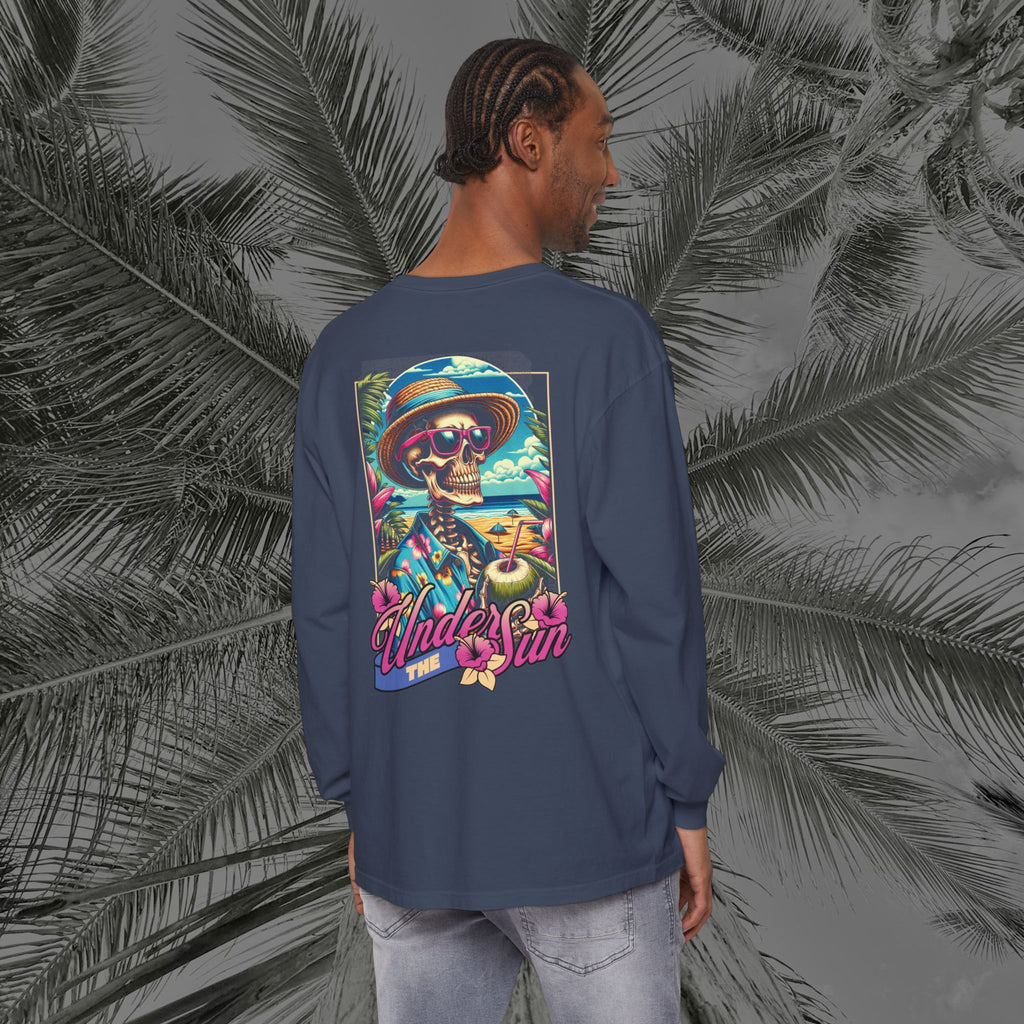 Resting Beach Face - (UNISEX) Long Sleeve Shirt - Aliento De Vida