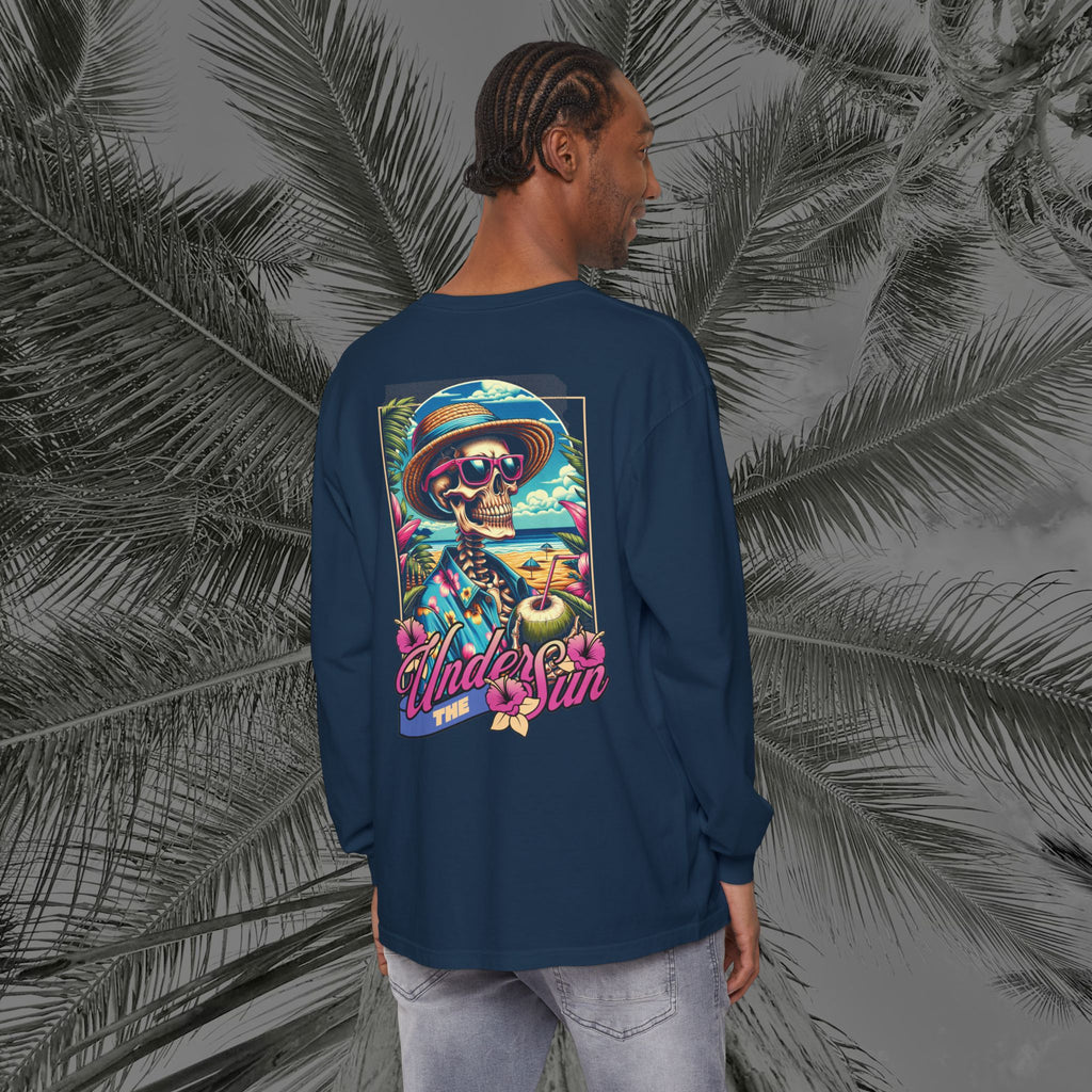 Resting Beach Face - (UNISEX) Long Sleeve Shirt - Aliento De Vida