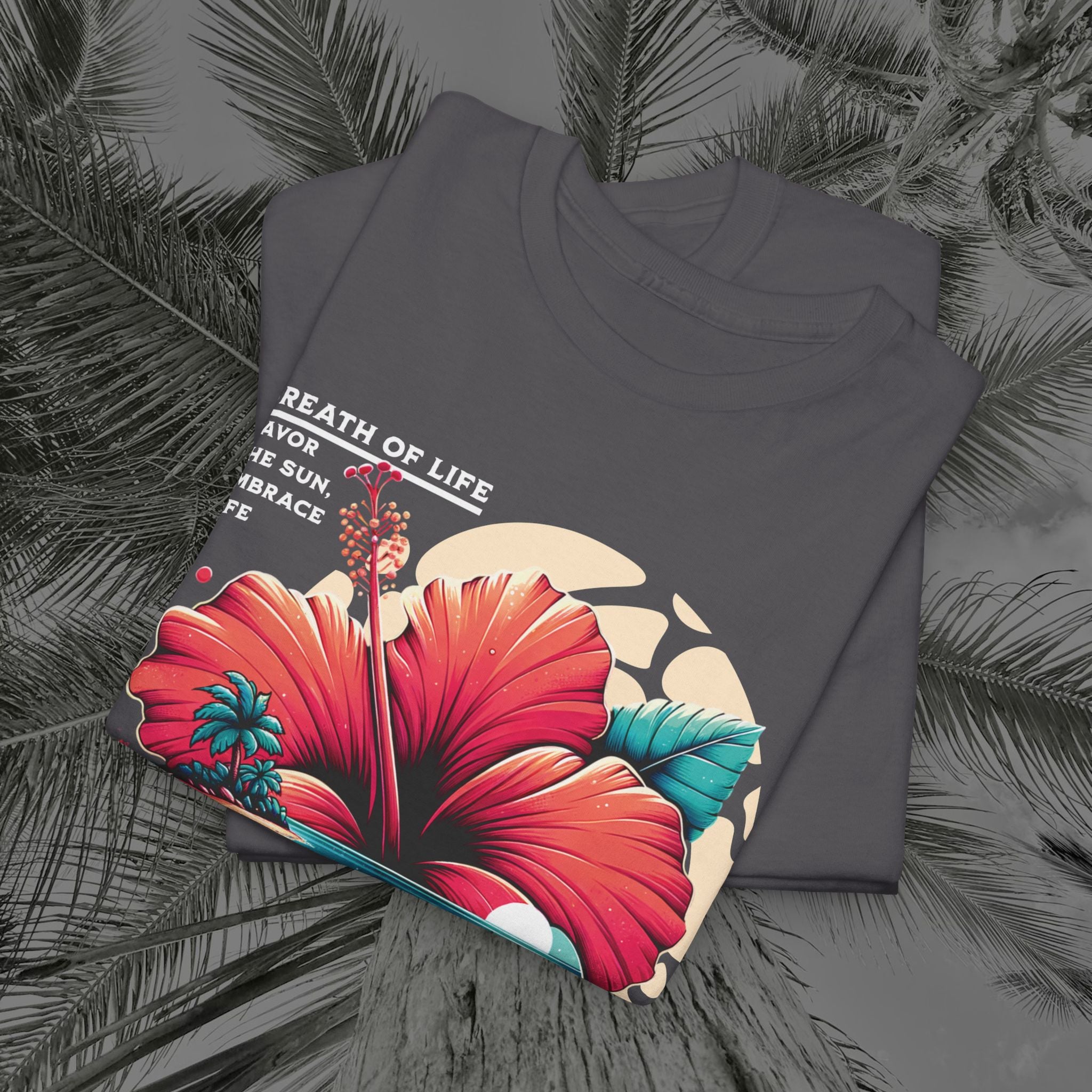 Breath Of Paradise - (UNISEX) Heavy Cotton T-Shirt - Aliento De Vida