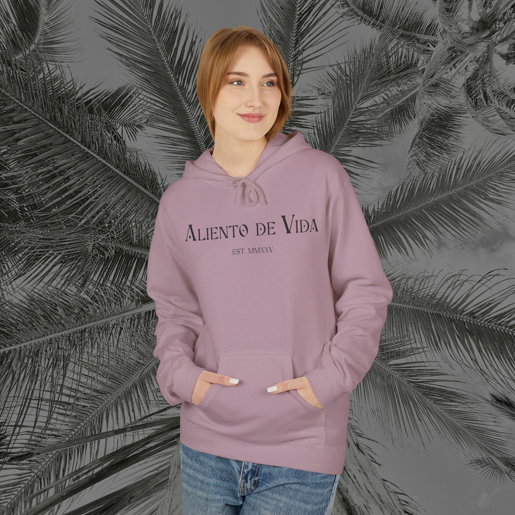 Wings of Grace - (UNISEX) Midweight Fleece Hoodie- Aliento De Vida