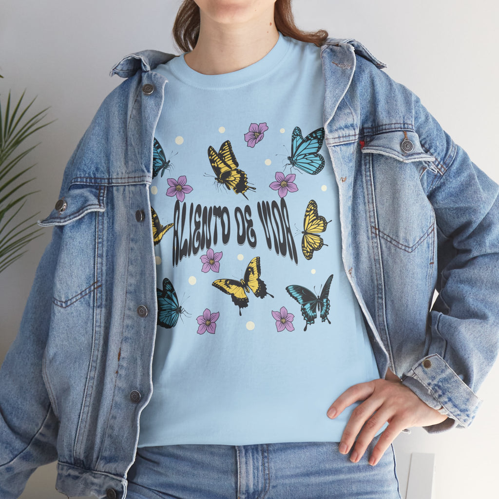 Butterfly Effect #2 - (UNISEX) Heavy Cotton T-Shirt - Aliento De Vida