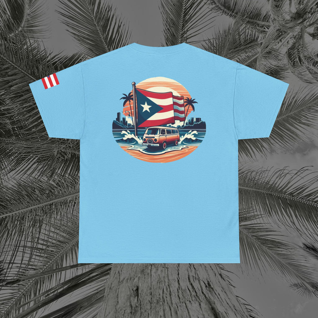 Island Cruiser - PR COLLECTION - (UNISEX) Heavy Cotton Tee - Aliento De Vida