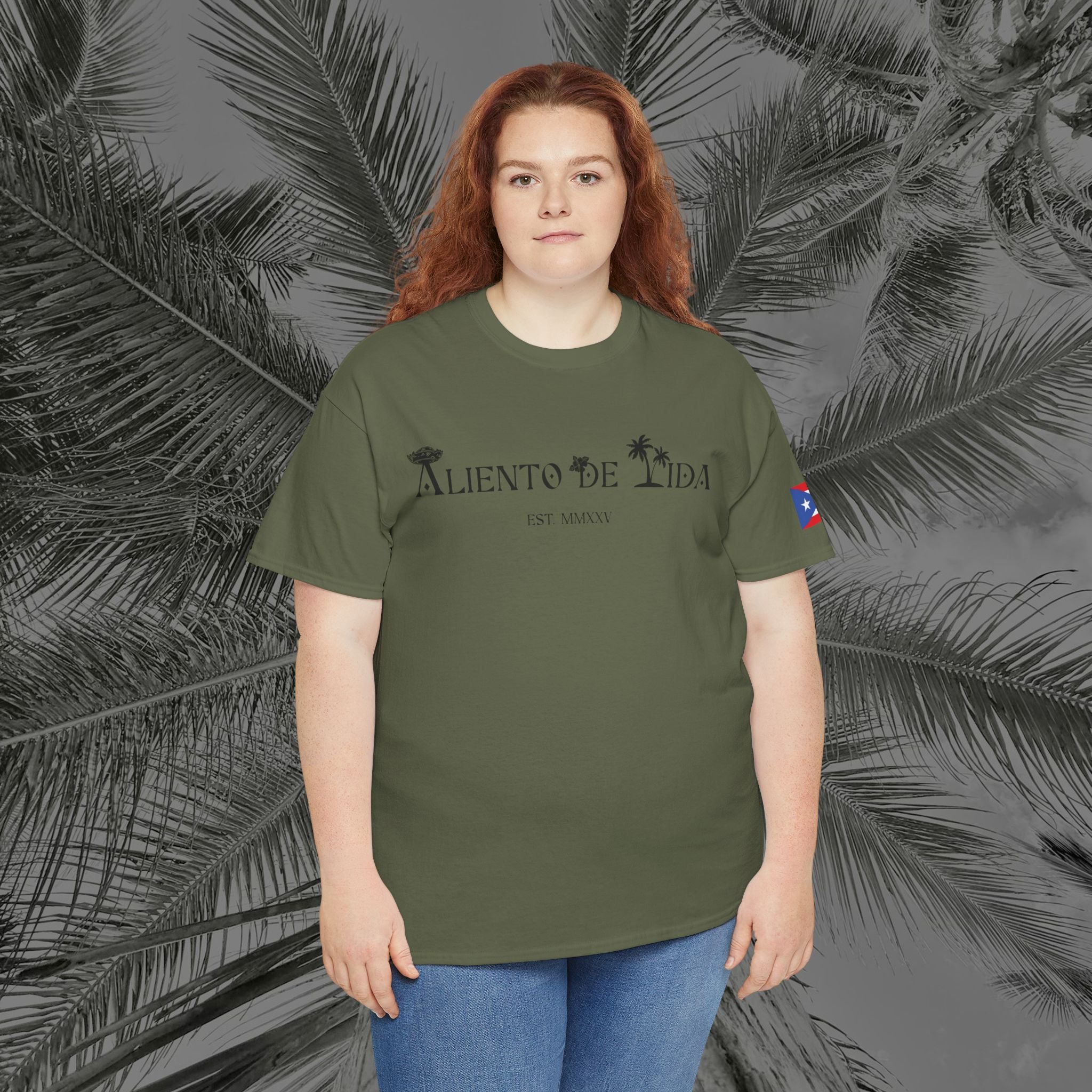 WE ARE PUERTO RICAN - PR COLLECTION - (UNISEX) Heavy Cotton Tee - Aliento De Vida
