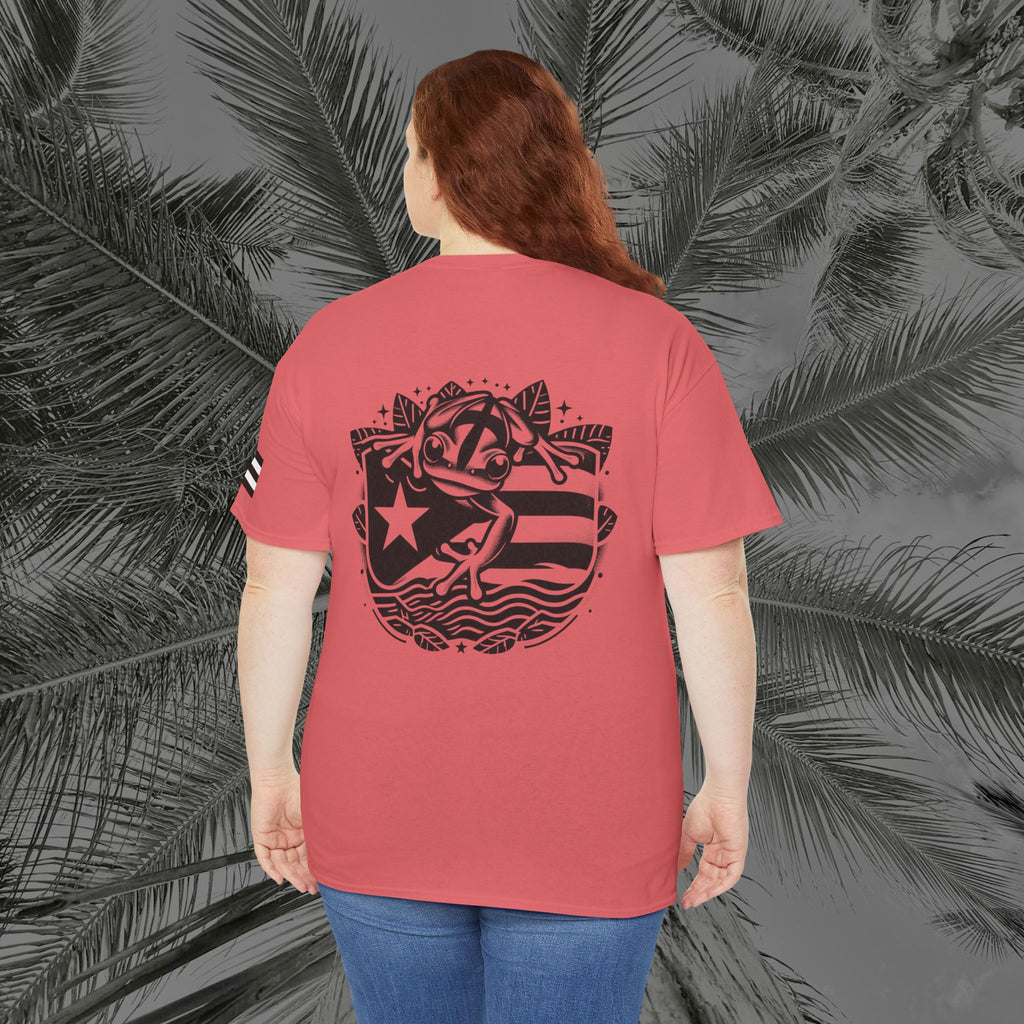 Frog Of The Island - PR COLLECTION - (UNISEX) Heavy Cotton Tee - Aliento De Vida