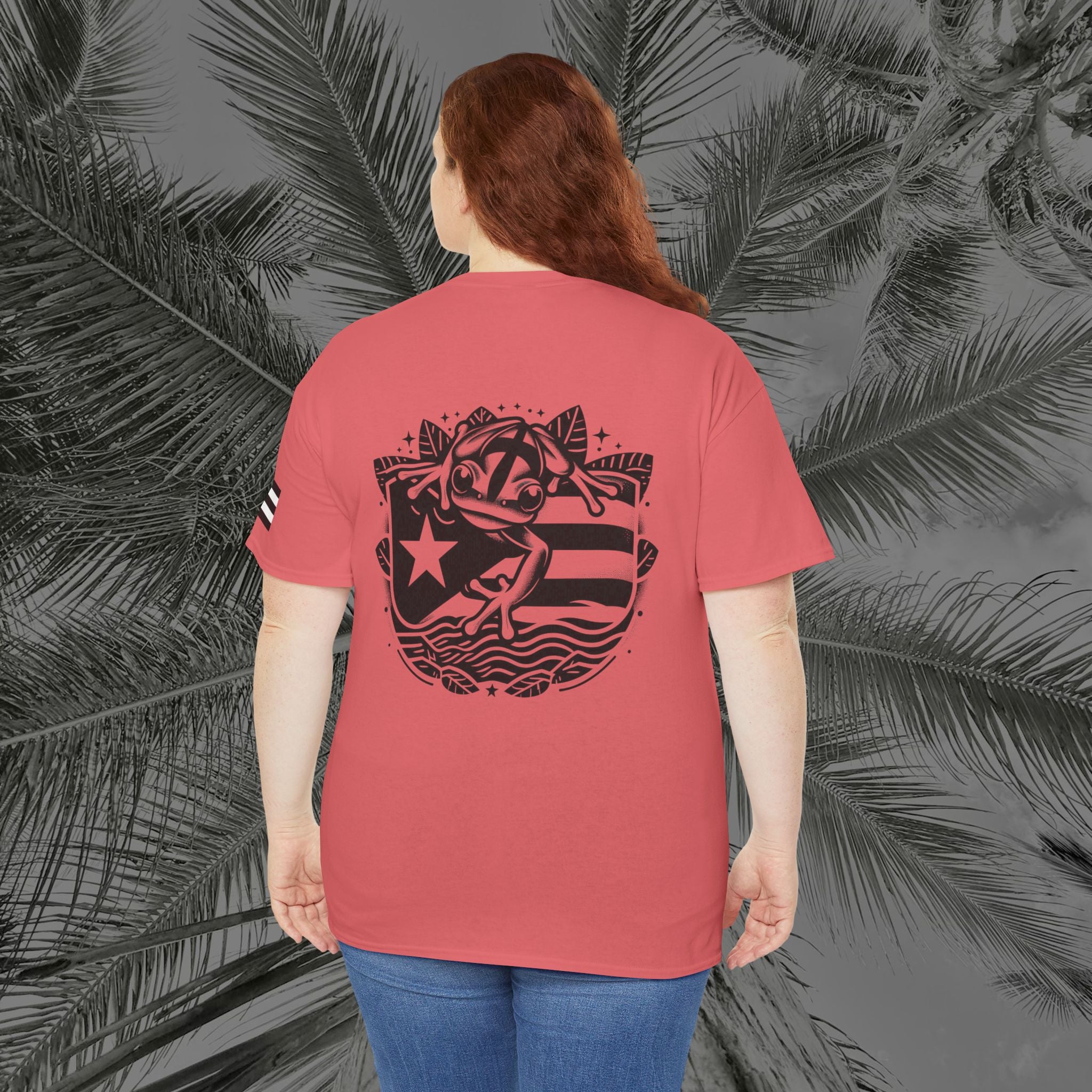 Frog Of The Island - PR COLLECTION - (UNISEX) Heavy Cotton Tee - Aliento De Vida