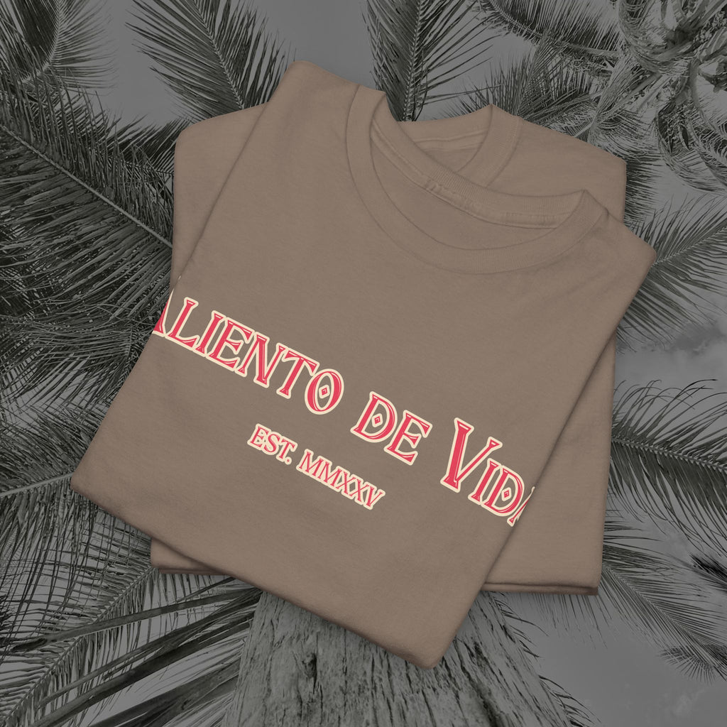 Breath Of Paradise - (UNISEX) Heavy Cotton T-Shirt - Back Design - Aliento De Vida