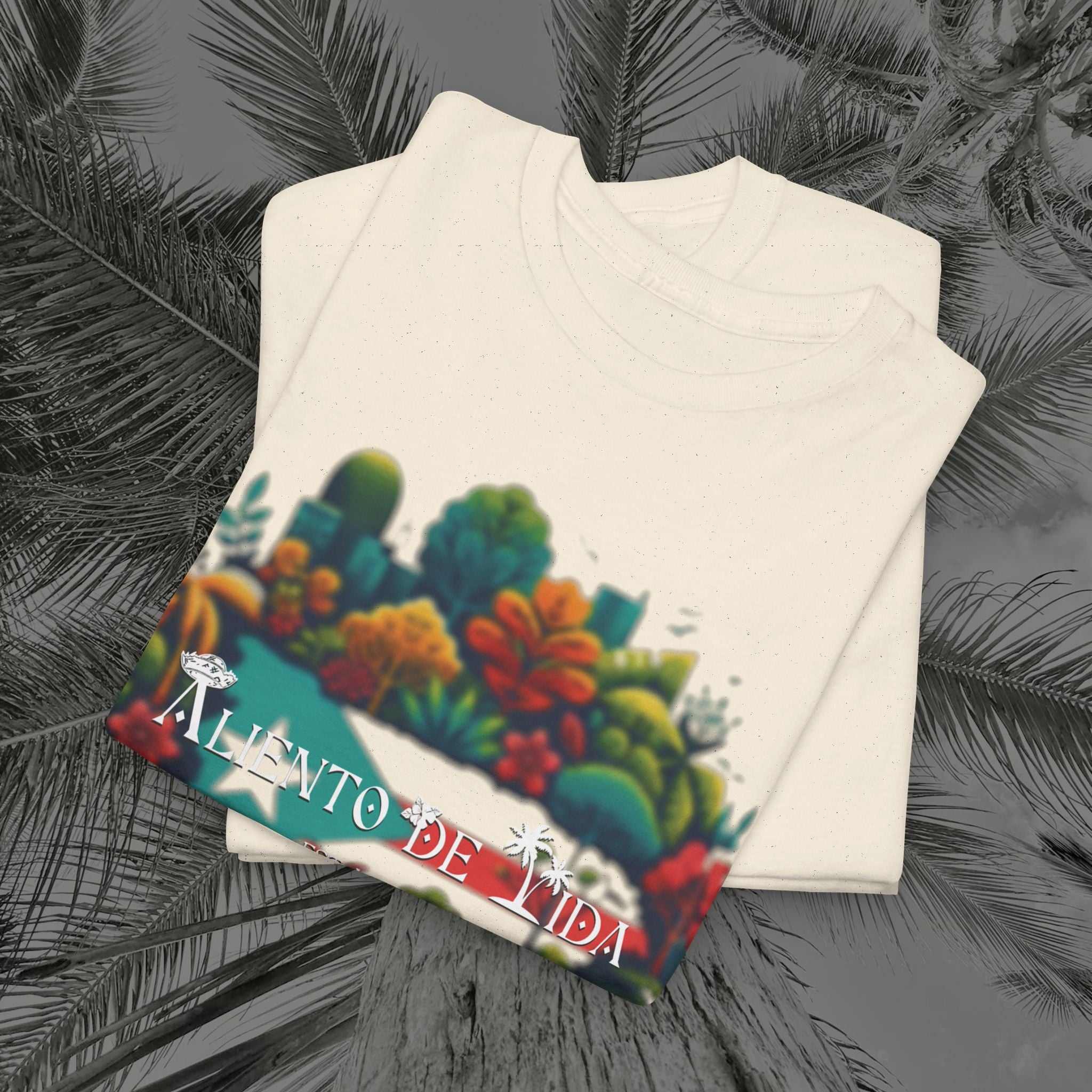 Beauty of Nature - PR COLLECTION - (UNISEX) Heavy Cotton Tee - Aliento De Vida