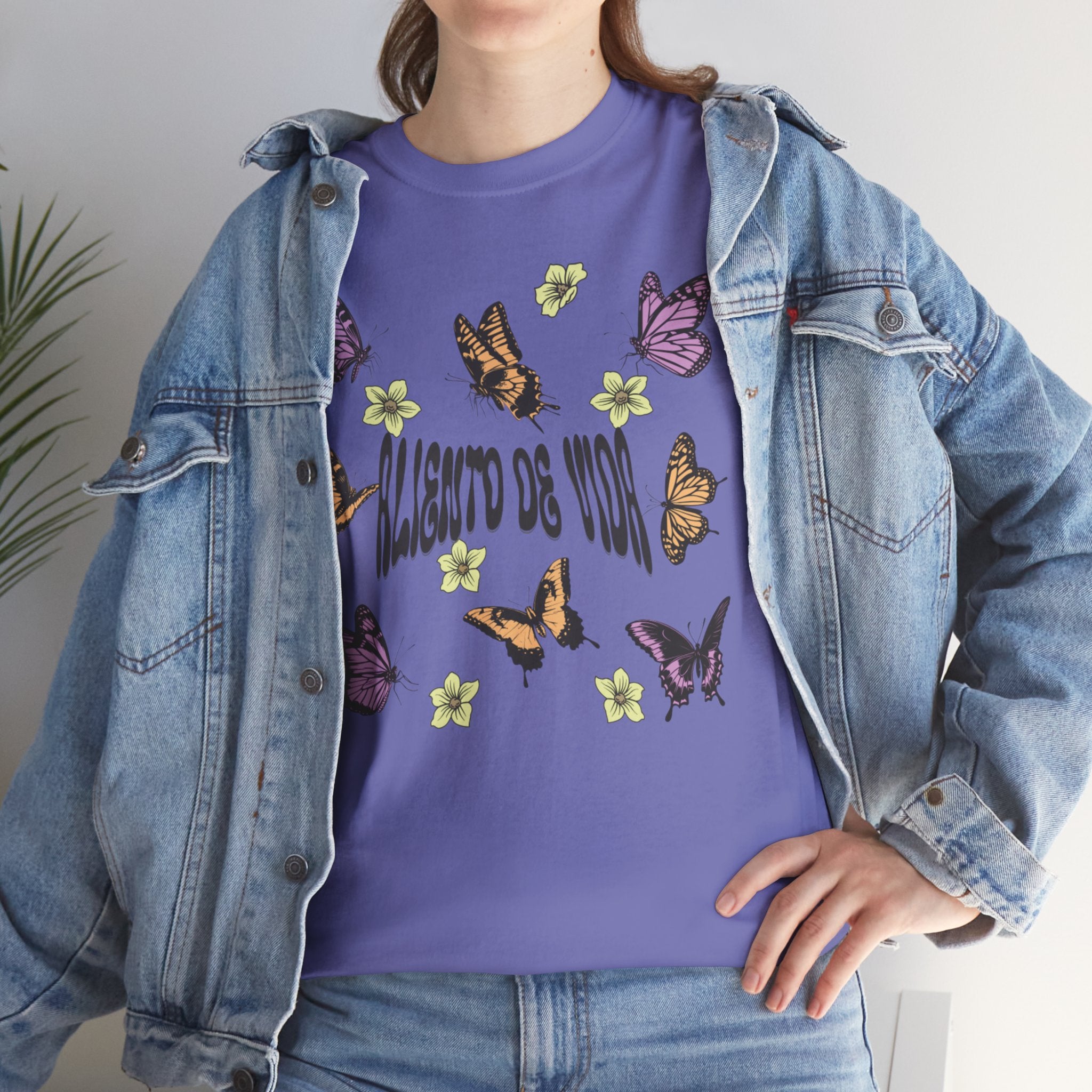 Butterfly Effect - (UNISEX) Heavy Cotton T-Shirt - Aliento De Vida