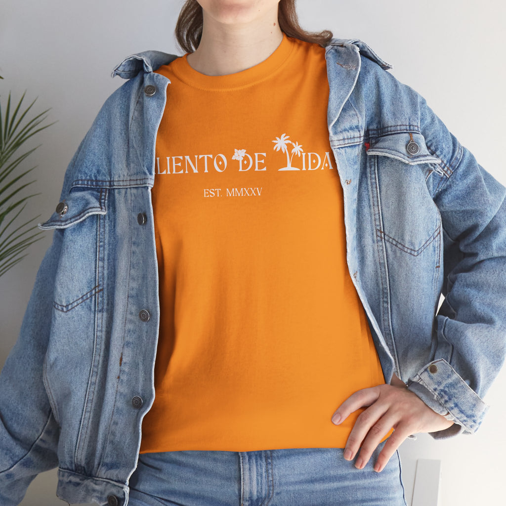Borikén Sunrise - PR COLLECTION - (UNISEX) Heavy Cotton Tee - Aliento De Vida