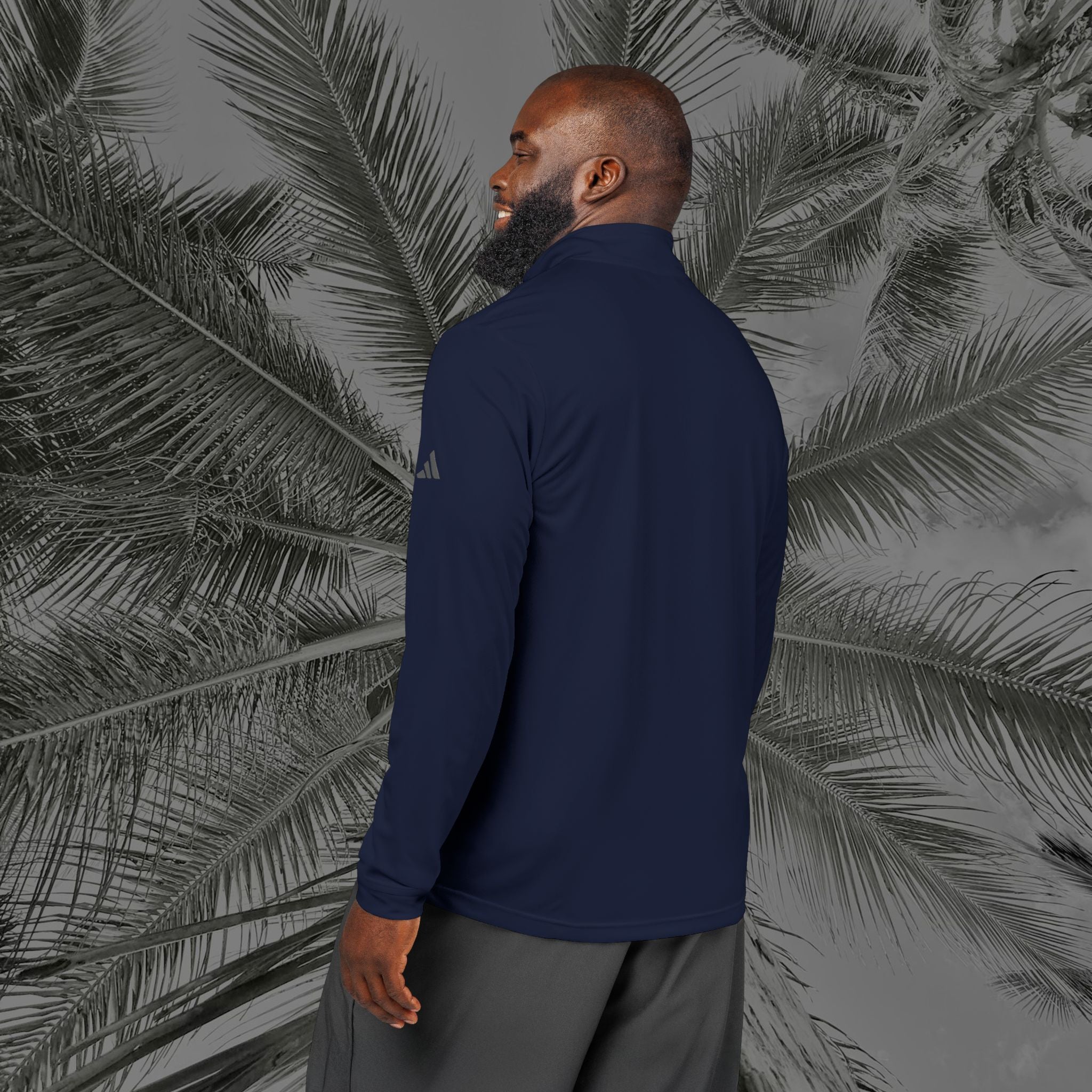 Adidas® Quarter-Zip Pullover - Embroidery for Active Lifestyle - (UNISEX) - Aliento De Vida